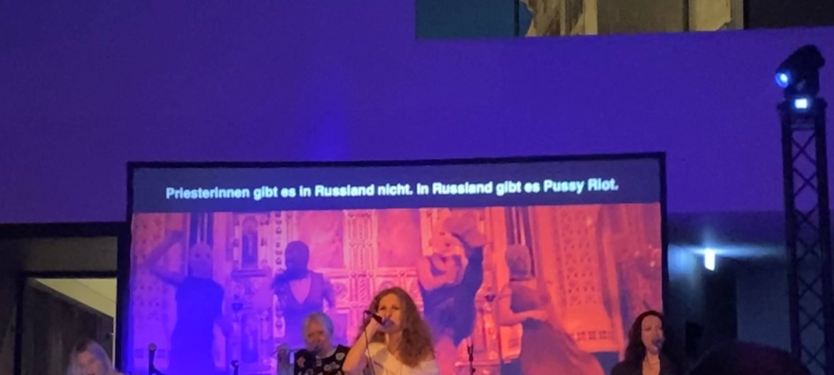 Auftritt von "Pussy Riot"