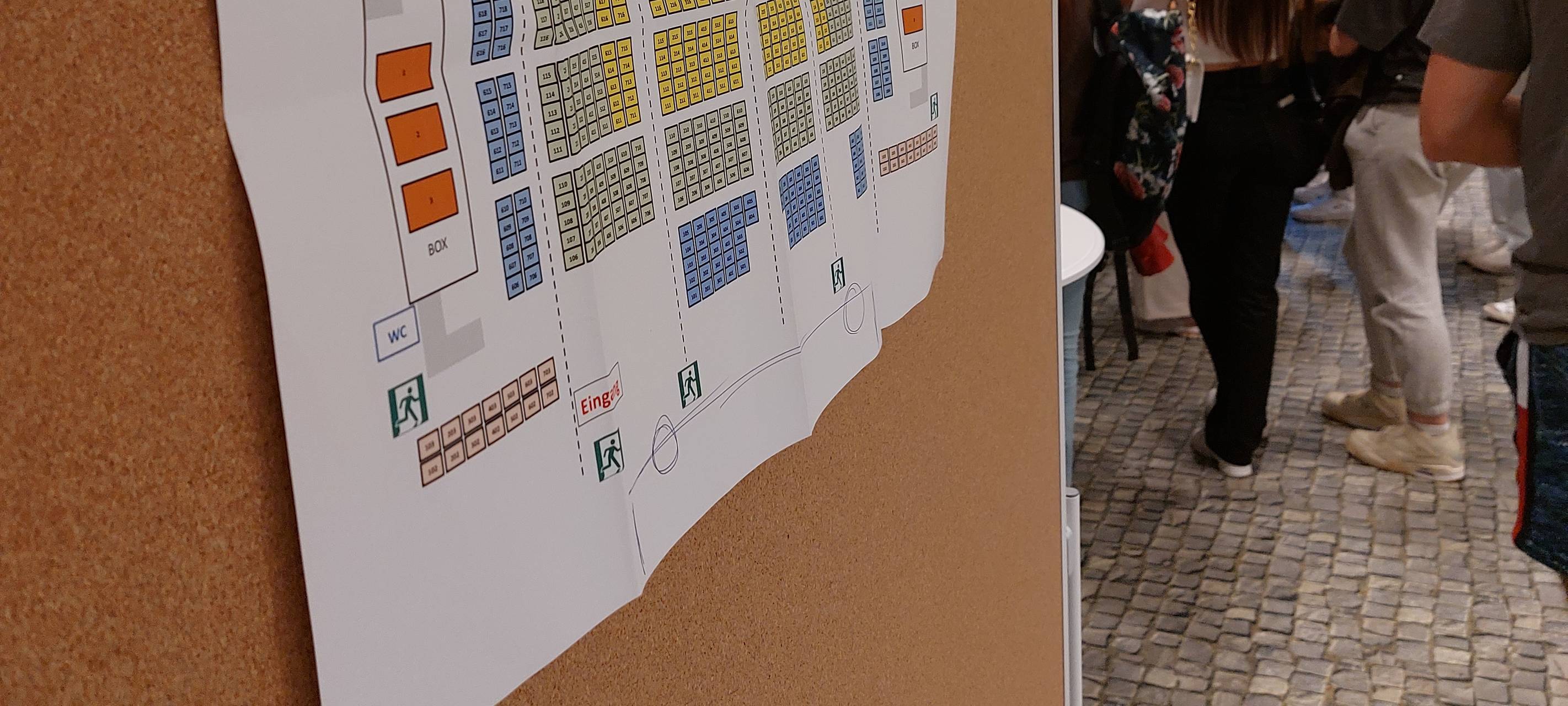 Der Tischplan ist für den Service ganz besonders wichtig.
