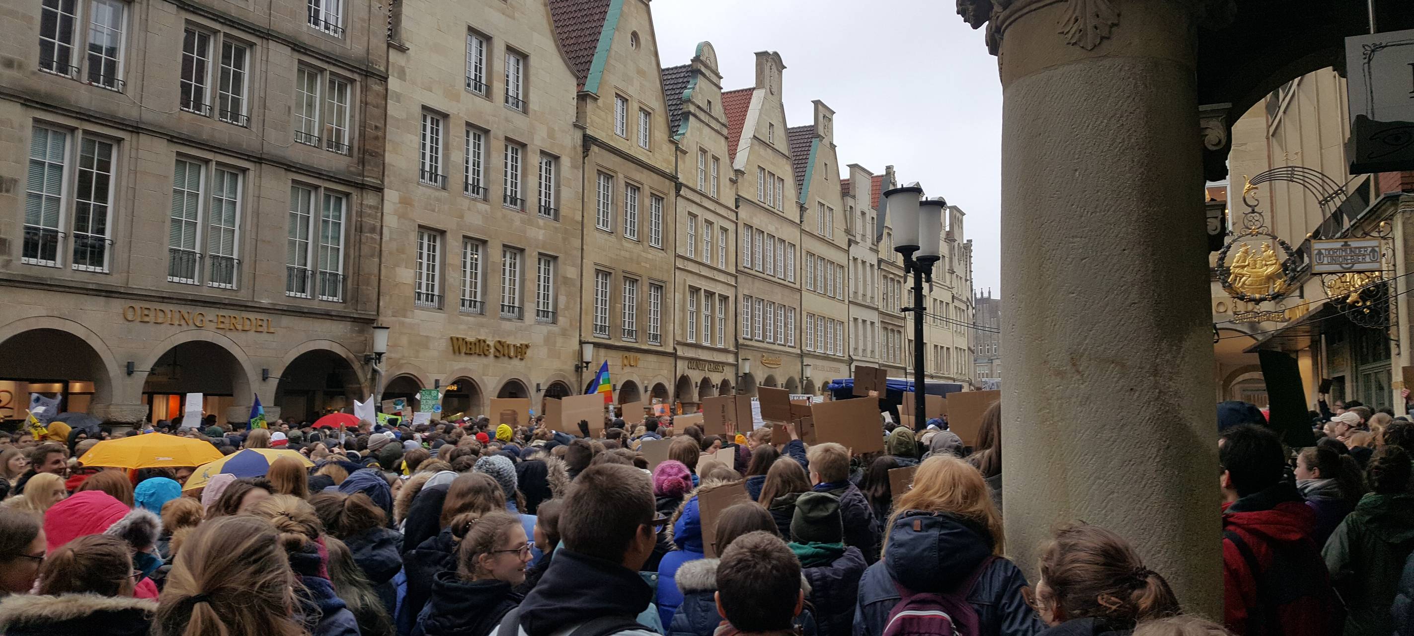 2.500 Teilnehmer bei "Fridays for Future" in Münster