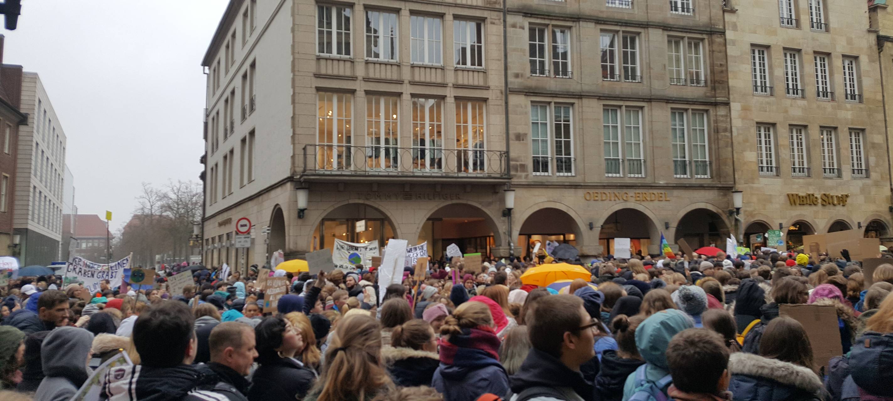 2.500 Teilnehmer bei "Fridays for Future" in Münster