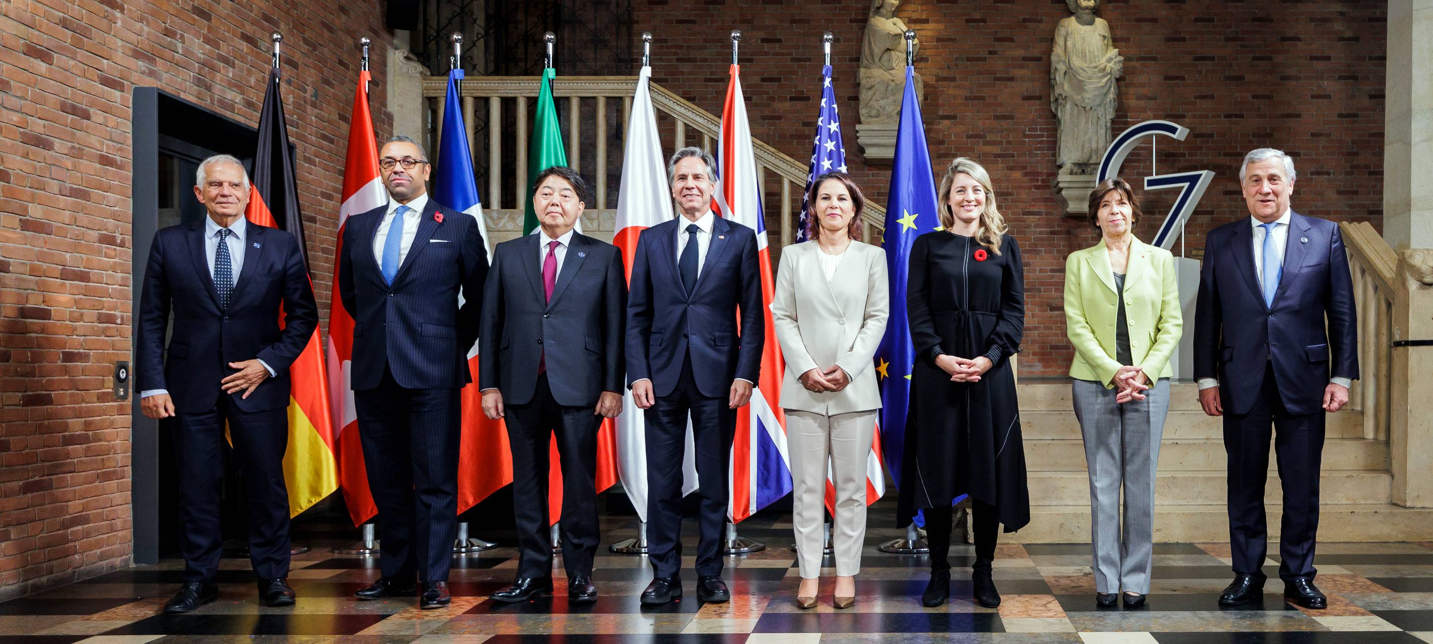 Friedliches G7-Treffen in Münster