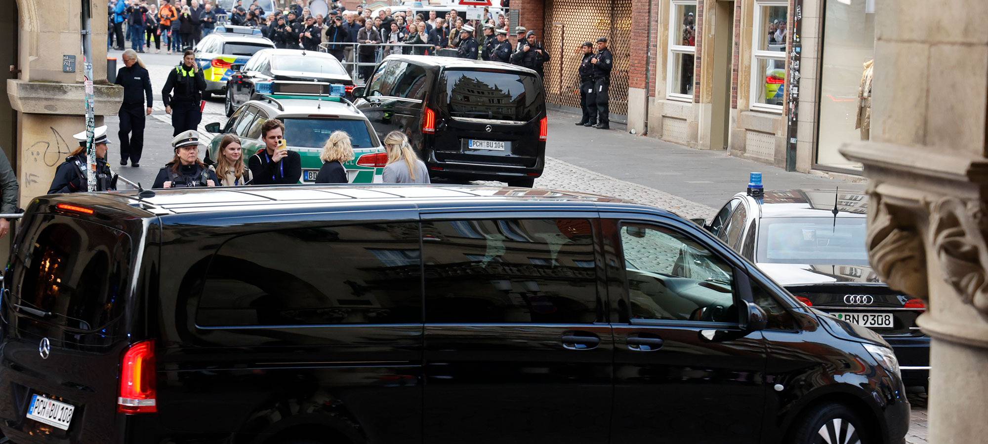 Das G7-Treffen im Rathaus an Tag 1
