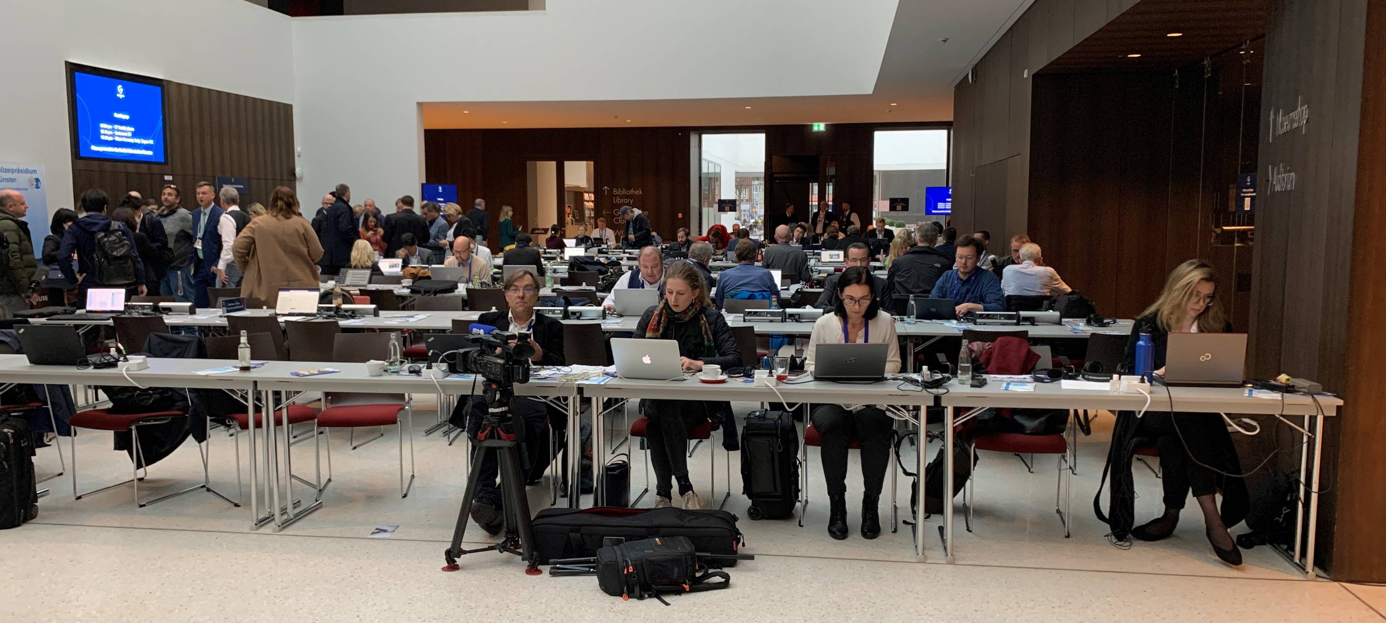 Das G7-Treffen im Rathaus an Tag 1