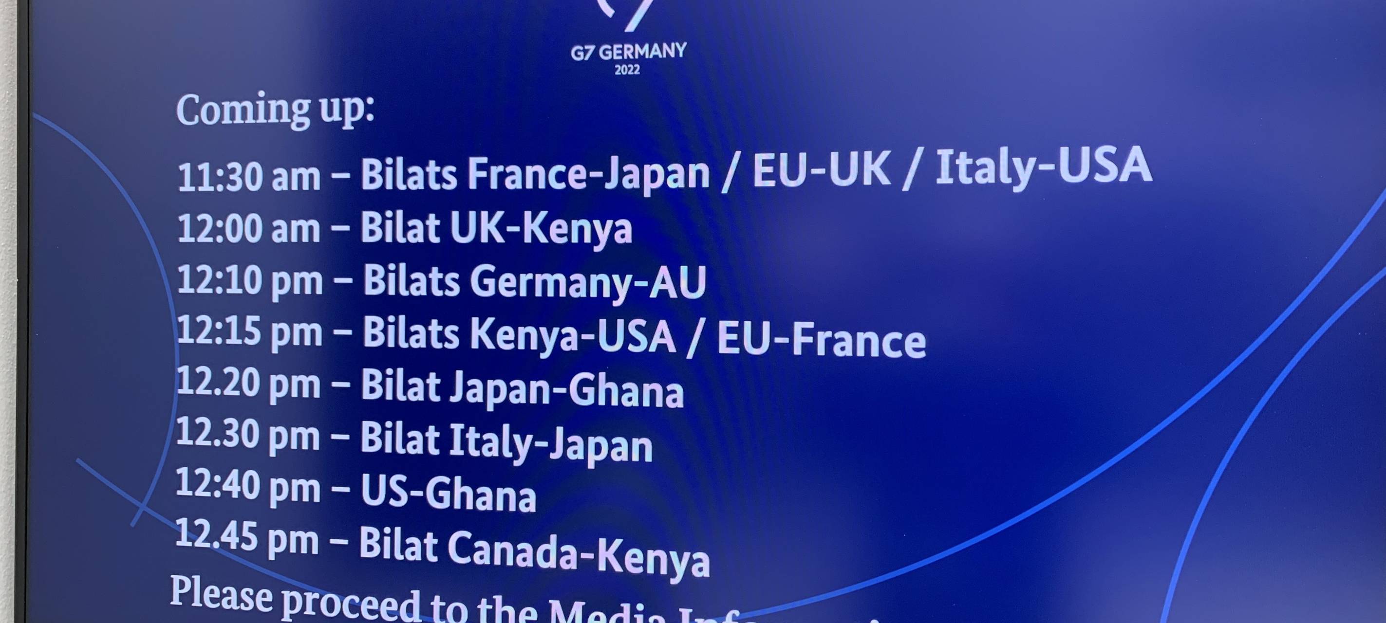 G7-Treffen geht zu Ende