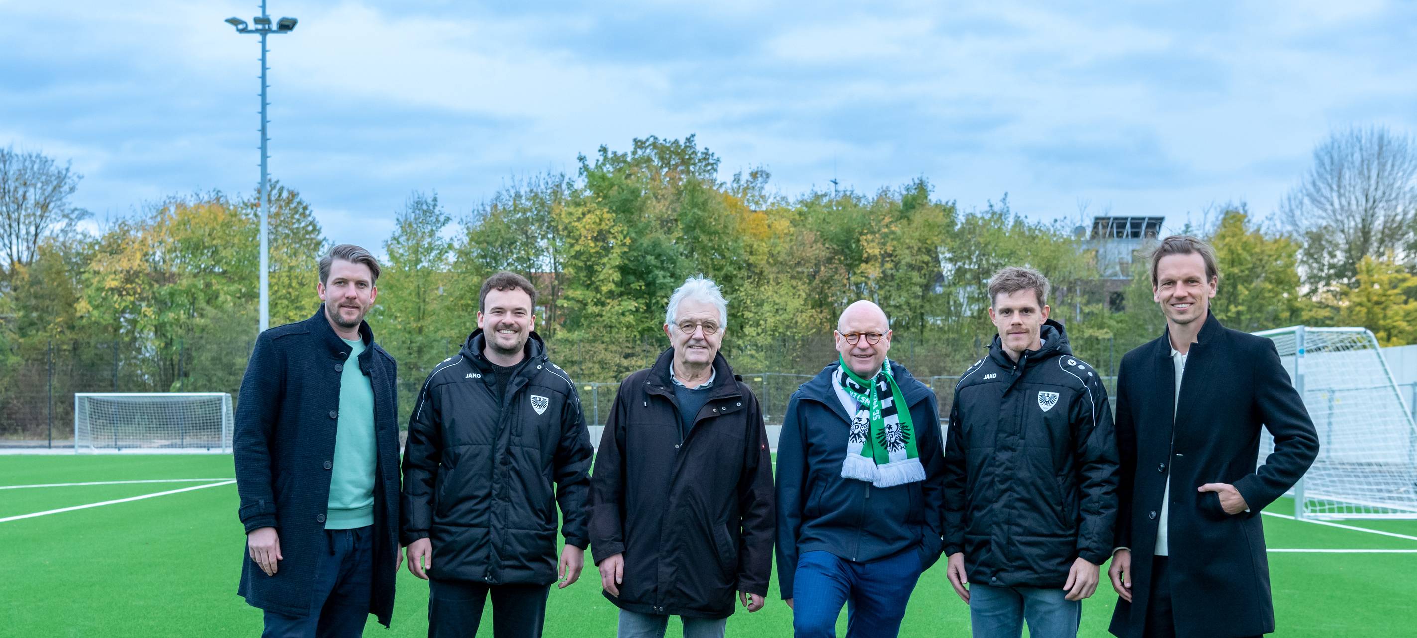 Neuer Sportplatz in Berg Fidel