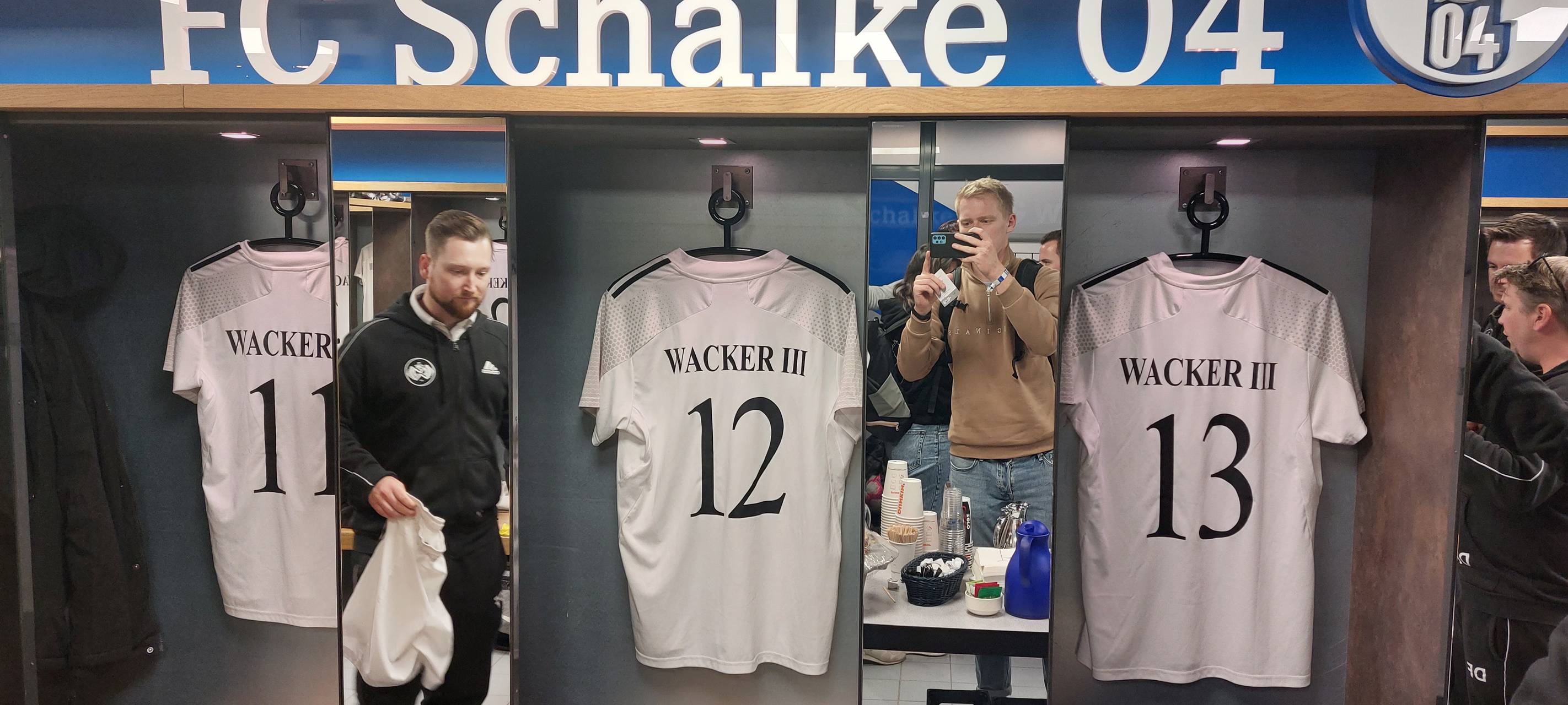 Die Kabine war bereits angerichtet