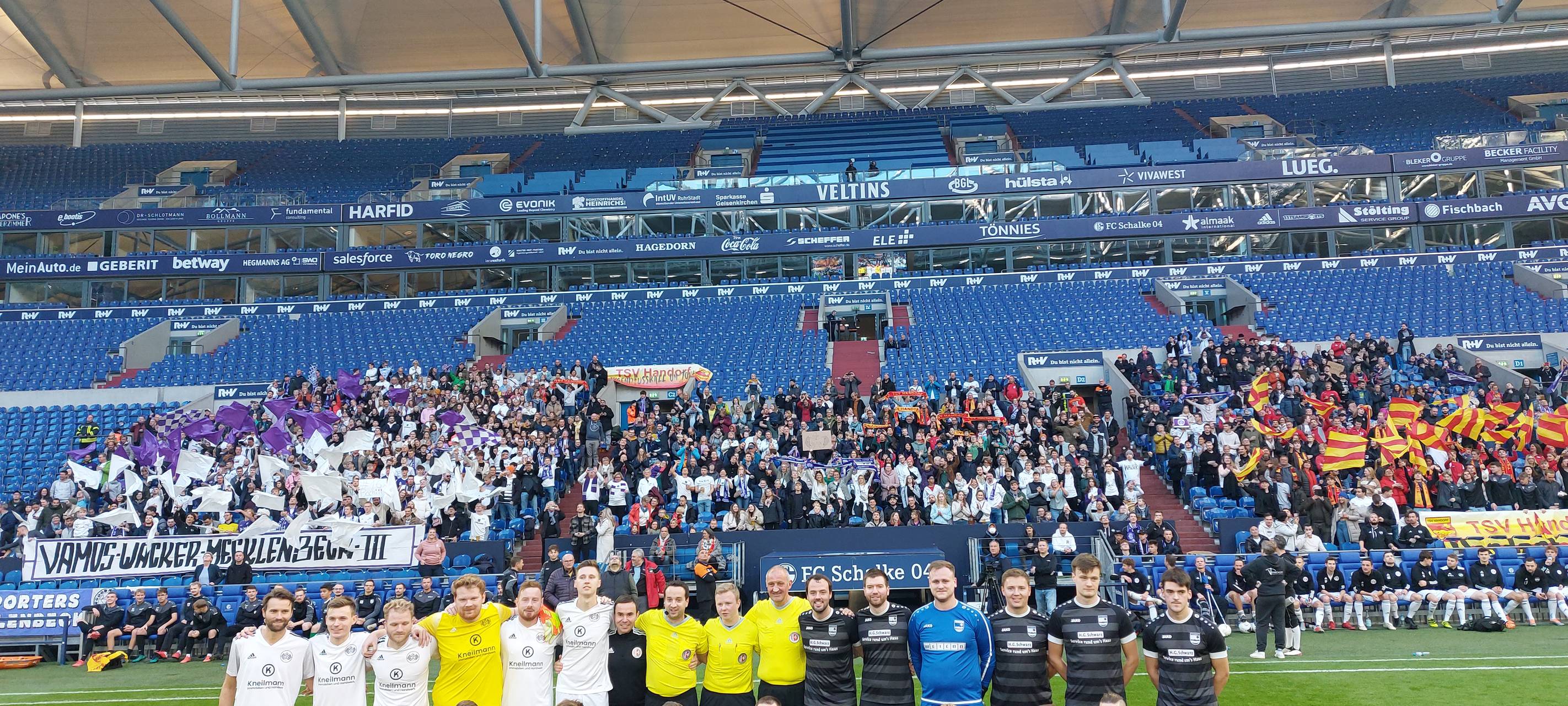 Alles angerichtet zum Spiel des Jahres für Wacker Mecklenbeck