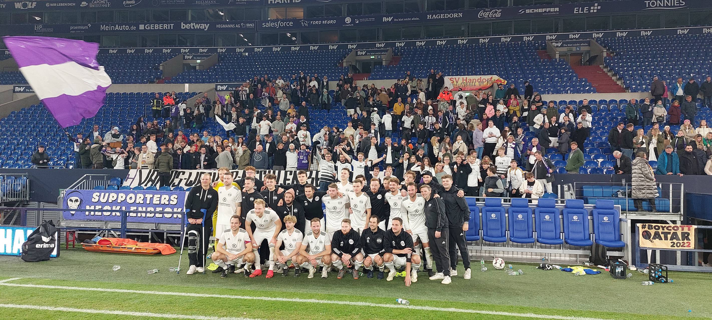 Wacker Mecklenbeck zum Heimspiel auf Schalke