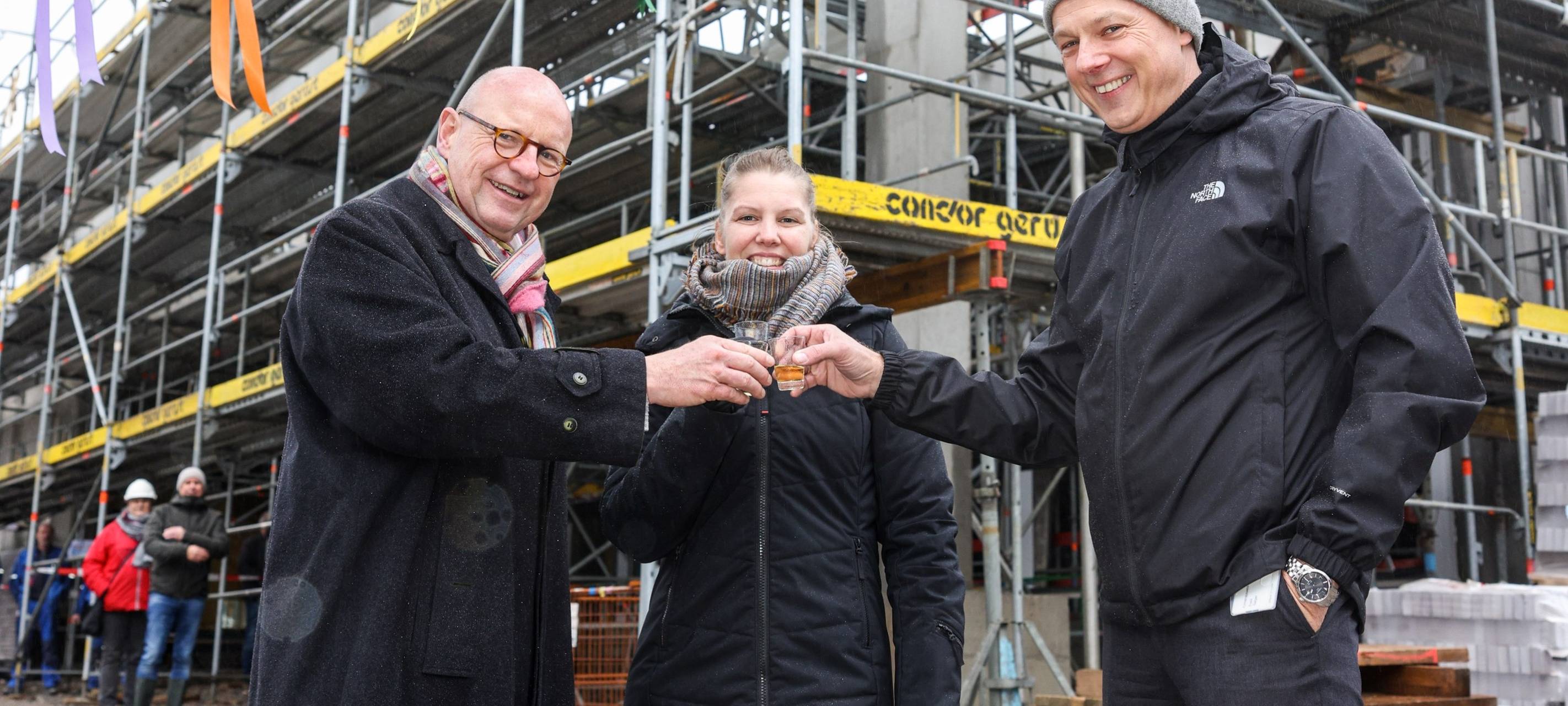 Richtfest am neuen Südbad
