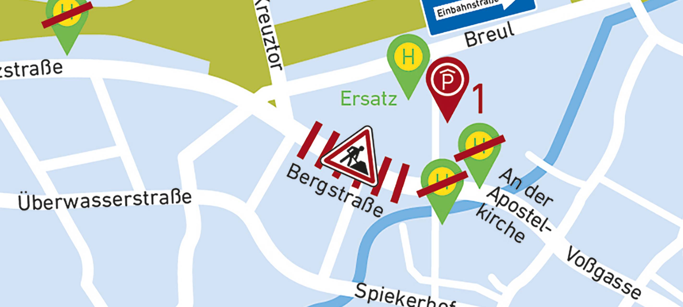 Baustelle Bergstraße pünktlich fertig