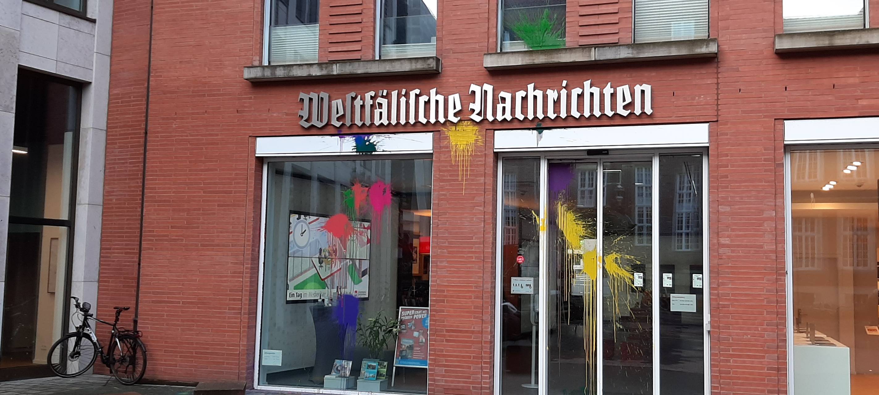 Schmierereien in der Innenstadt