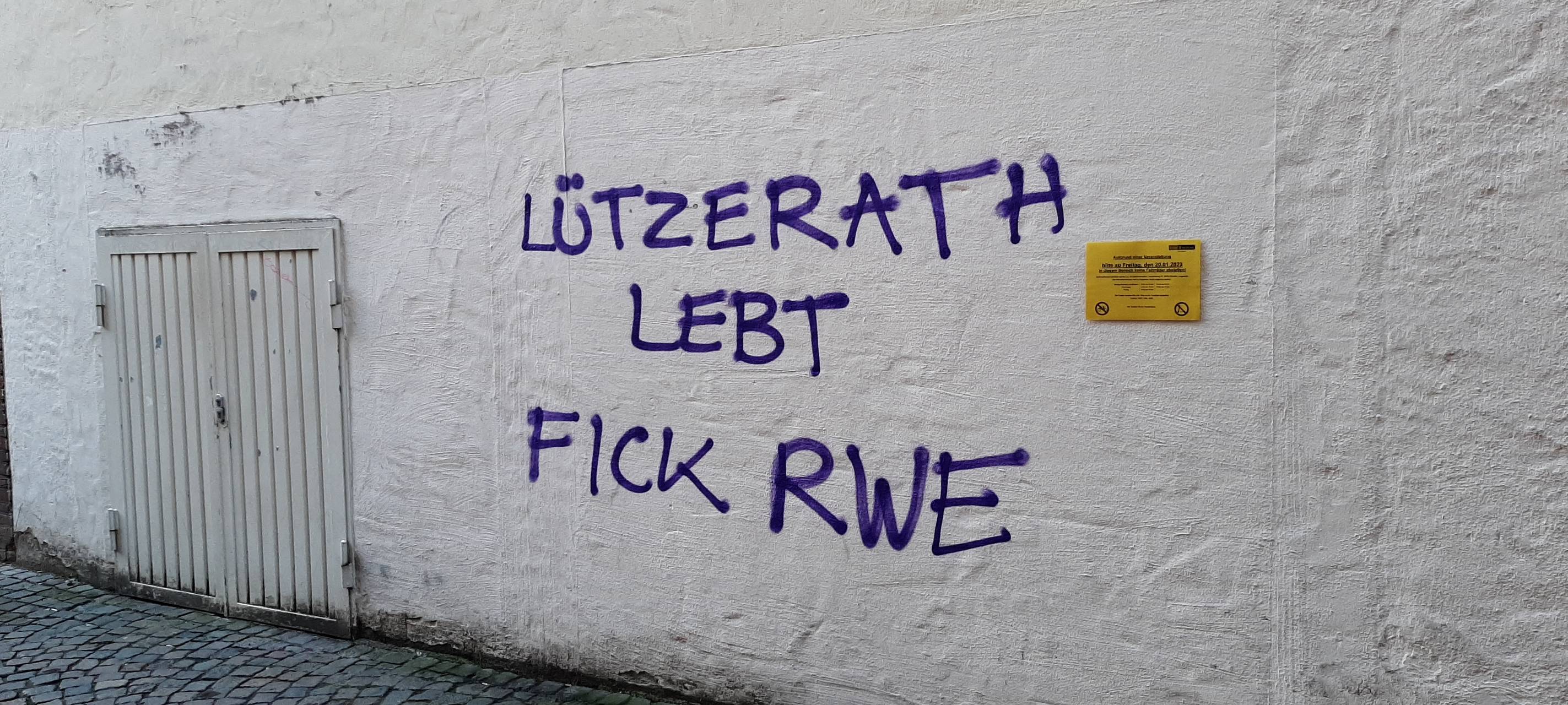Schmierereien in der Innenstadt