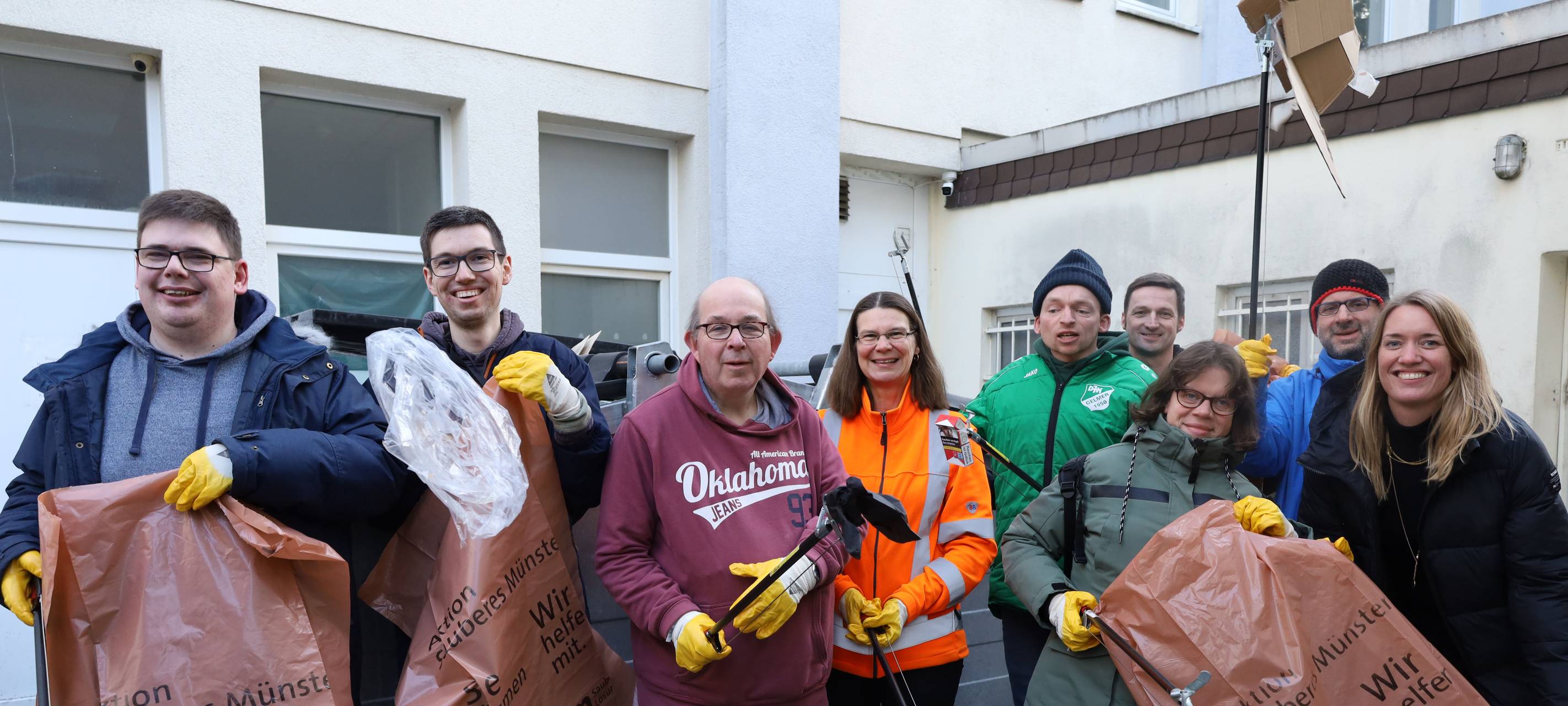 Schon 8.000 wollen Münster aufräumen