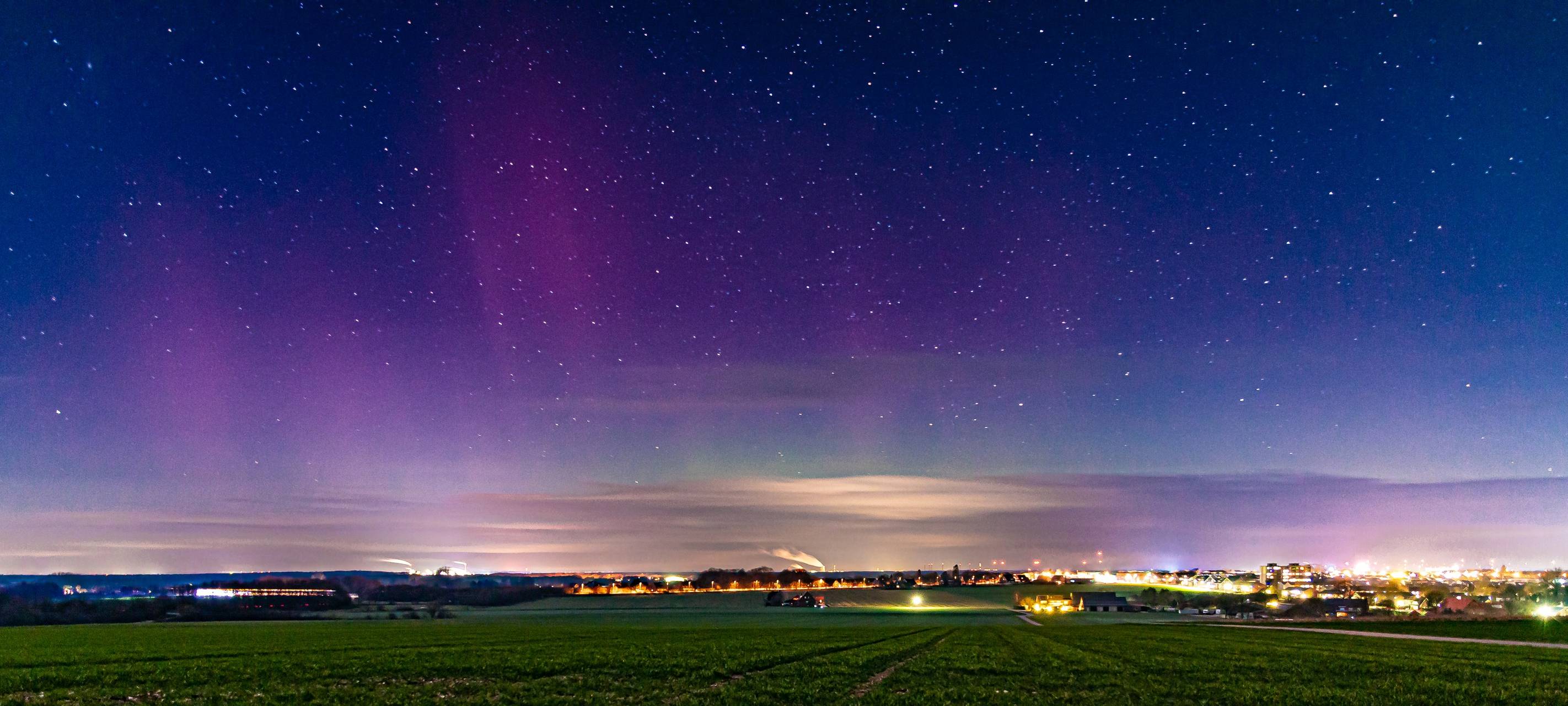 Polarlichter im Münsterland