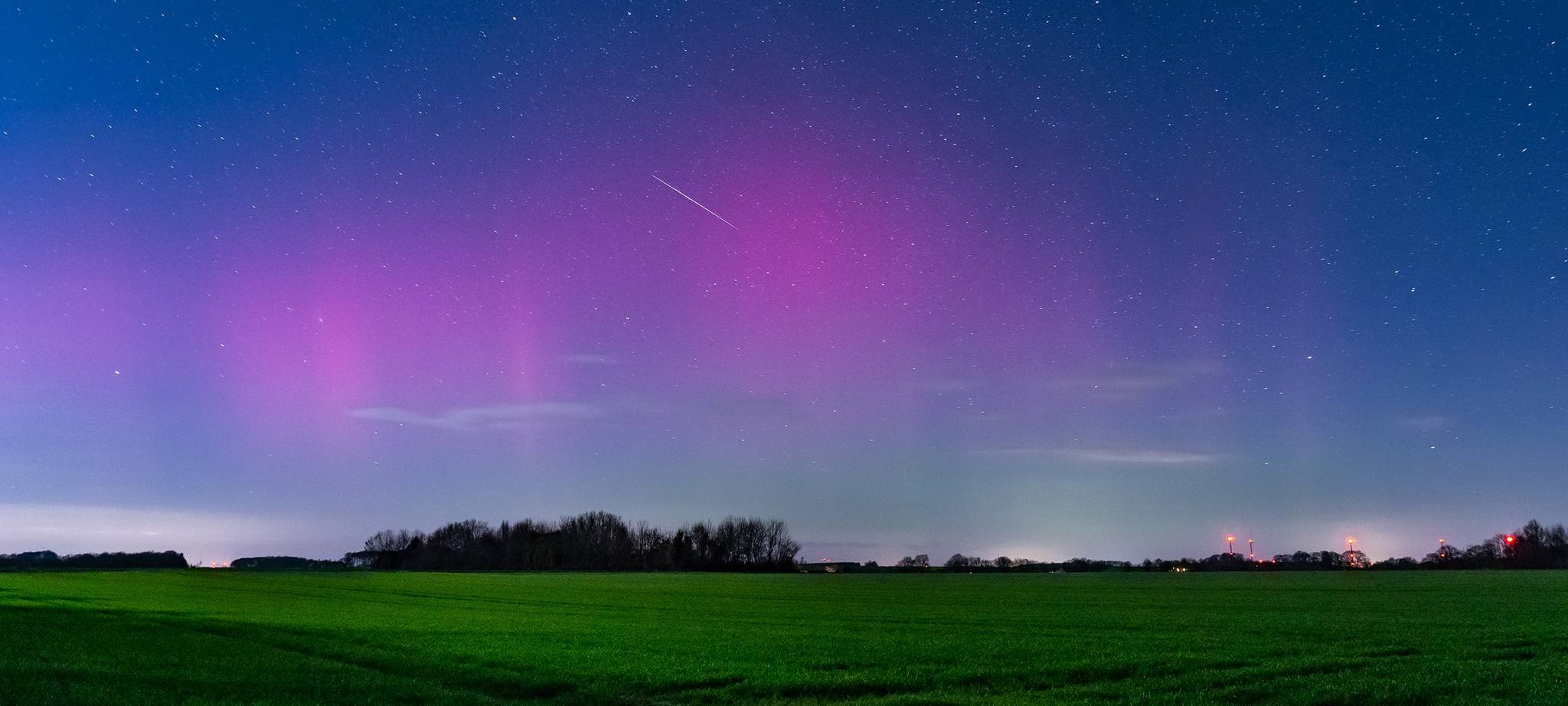 Polarlichter im Münsterland