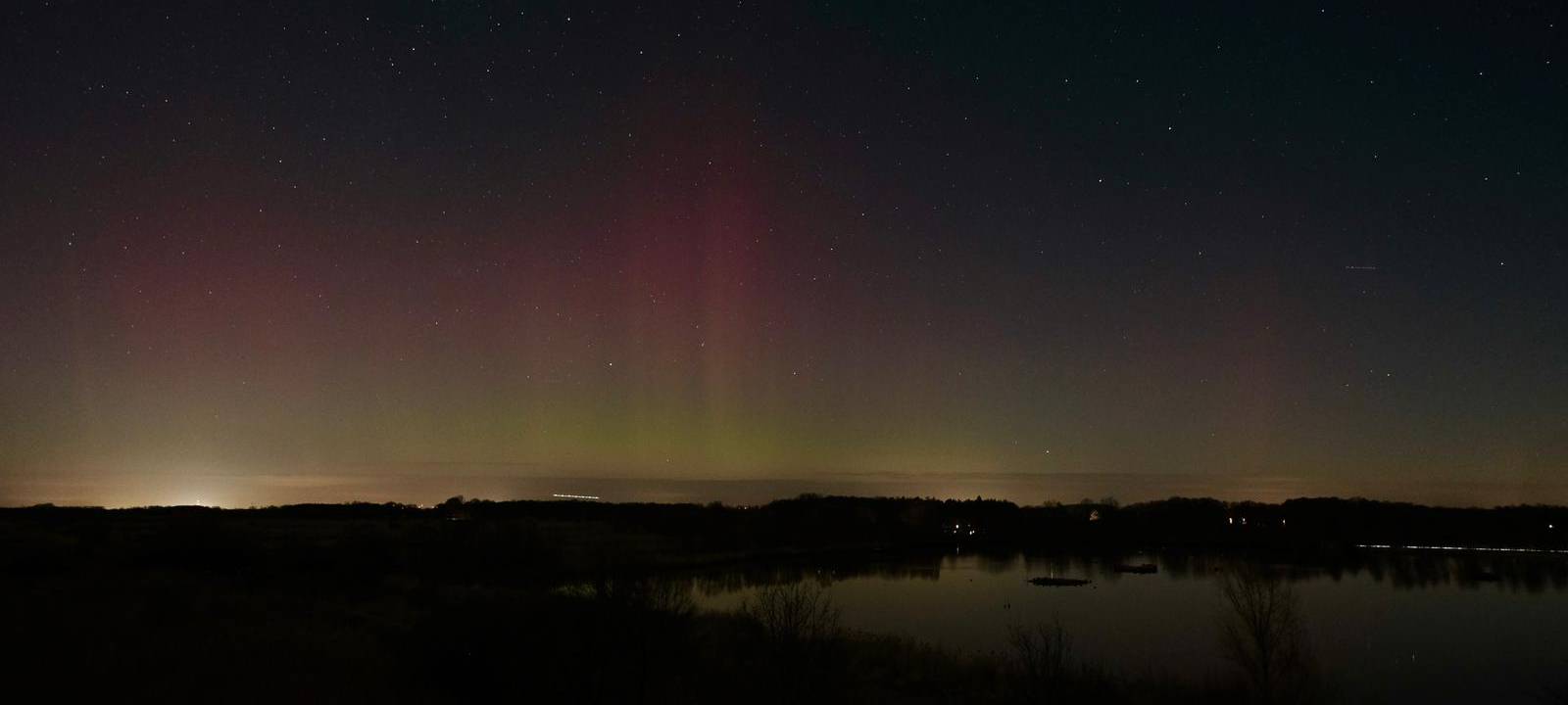 Polarlichter im Münsterland