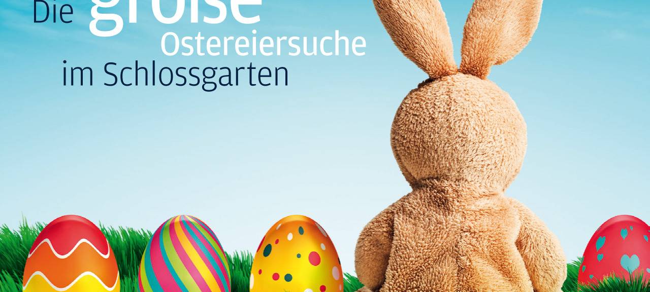 Endlich wieder Ostereiersuche im Schlossgarten