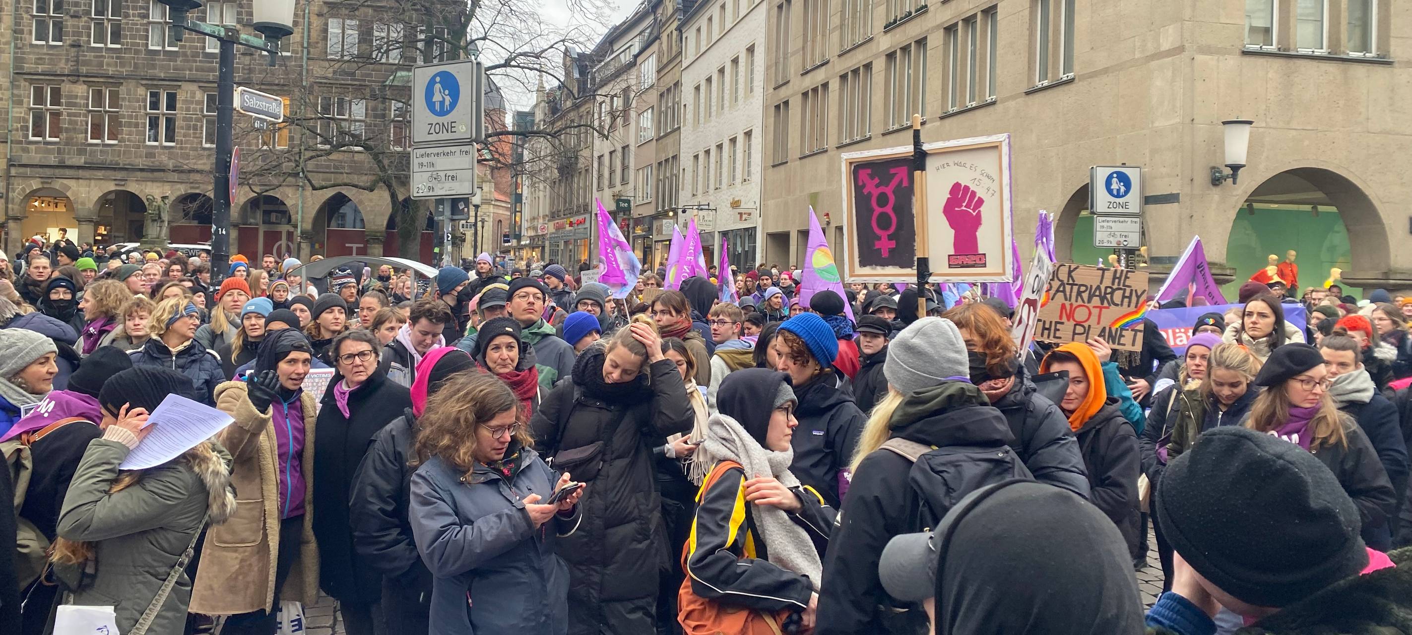 Demo zum Weltfrauentag