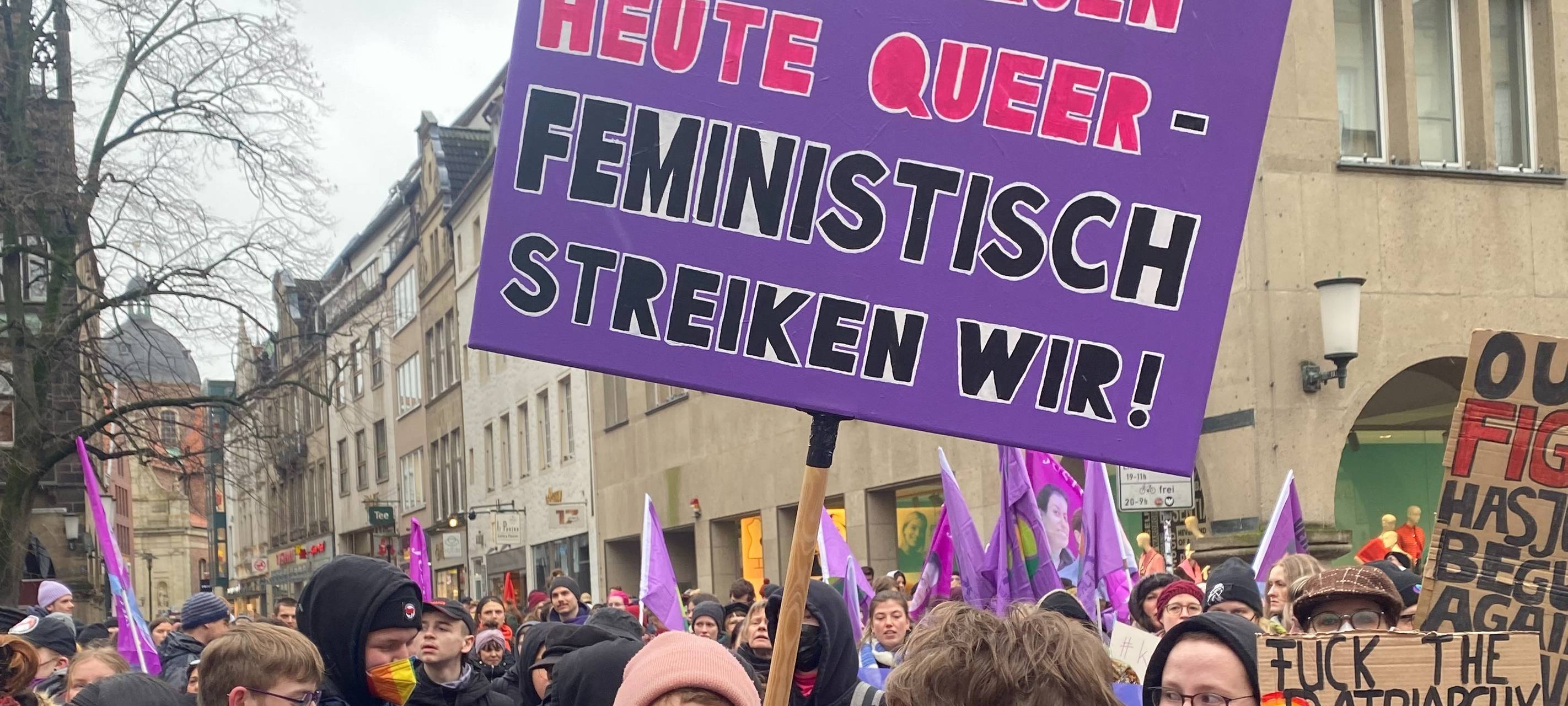 Demo zum Weltfrauentag