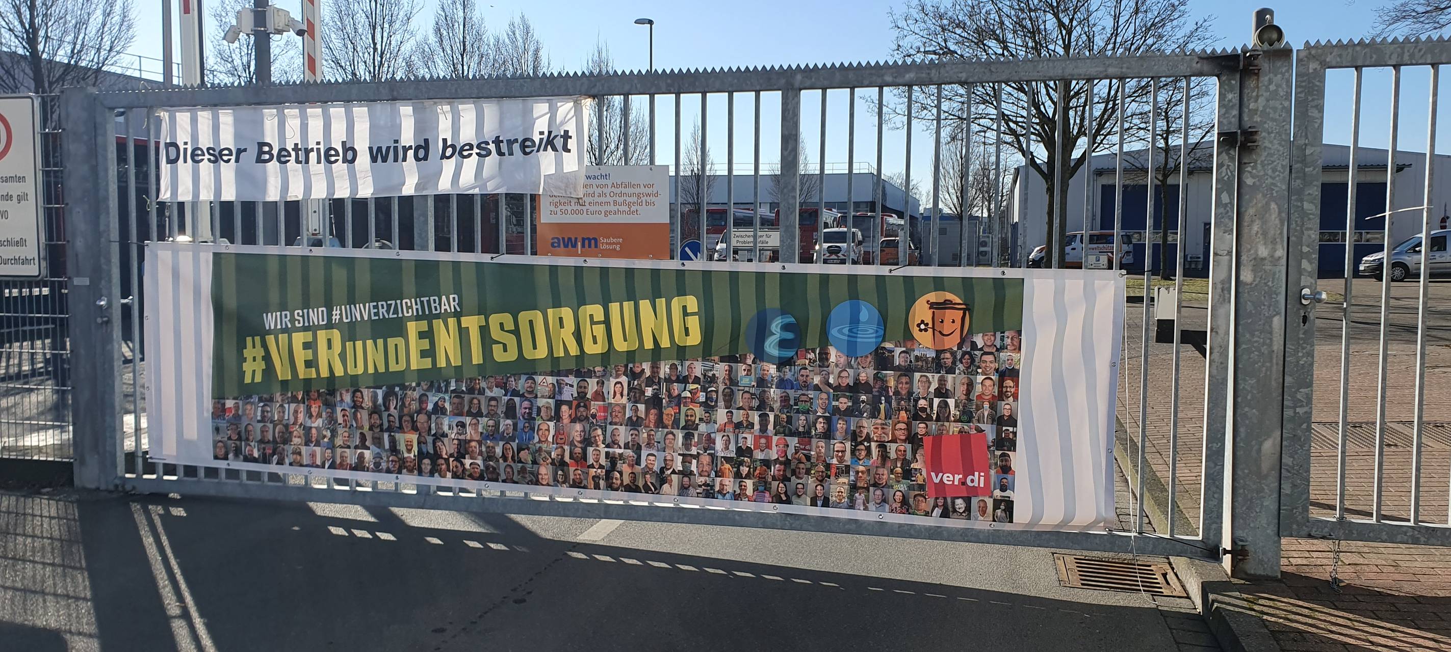 Morgen sind wieder Warnstreiks