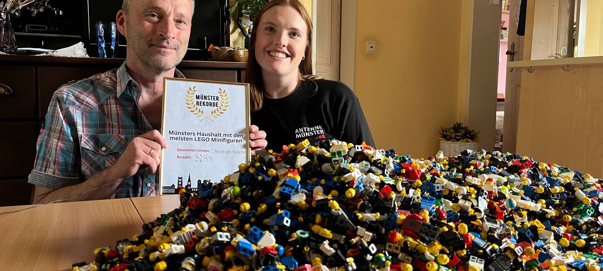 Münsterrekorde: Christoph hat die meisten LEGO-Minifiguren