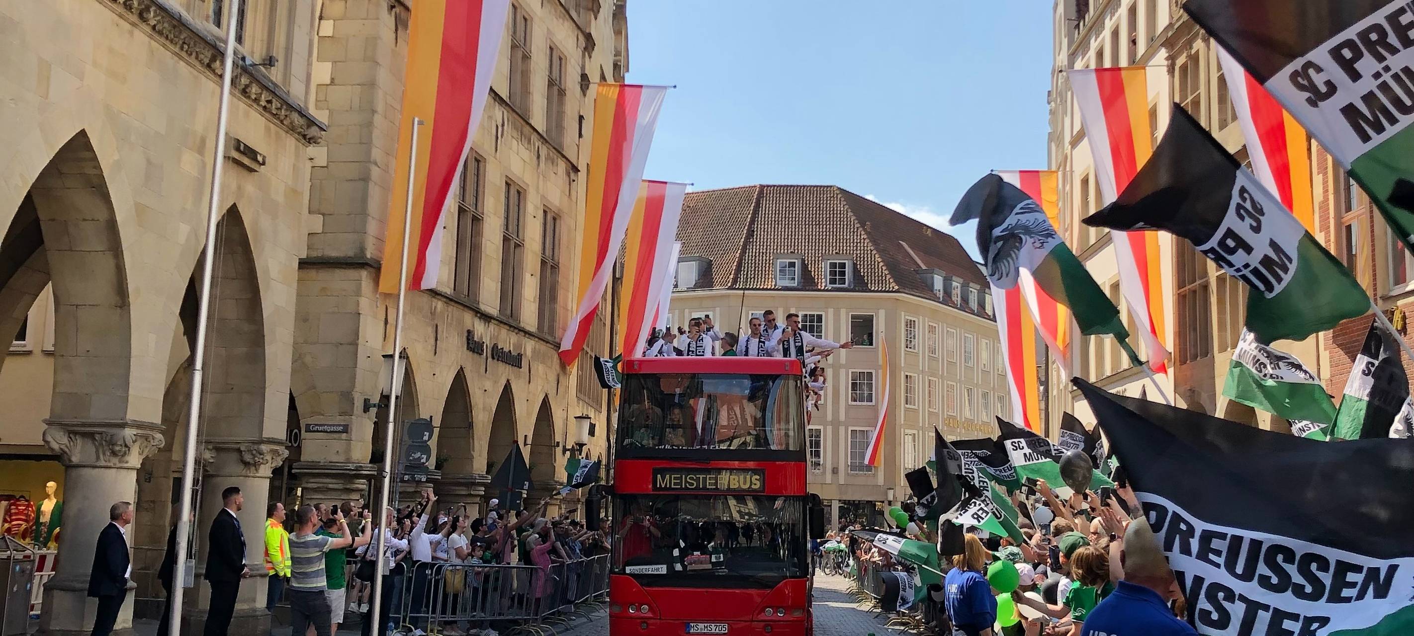 Aufstiegsparty des SC Preußen Münster