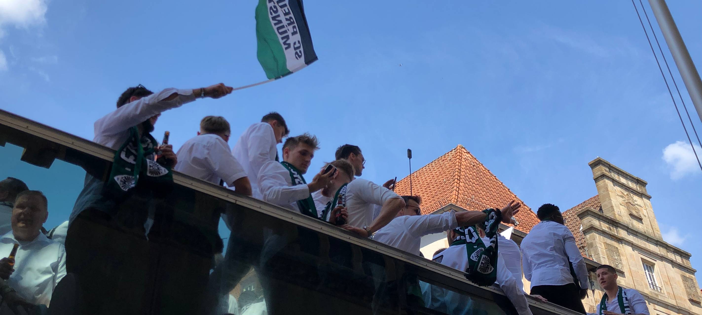 Aufstiegsparty des SC Preußen Münster