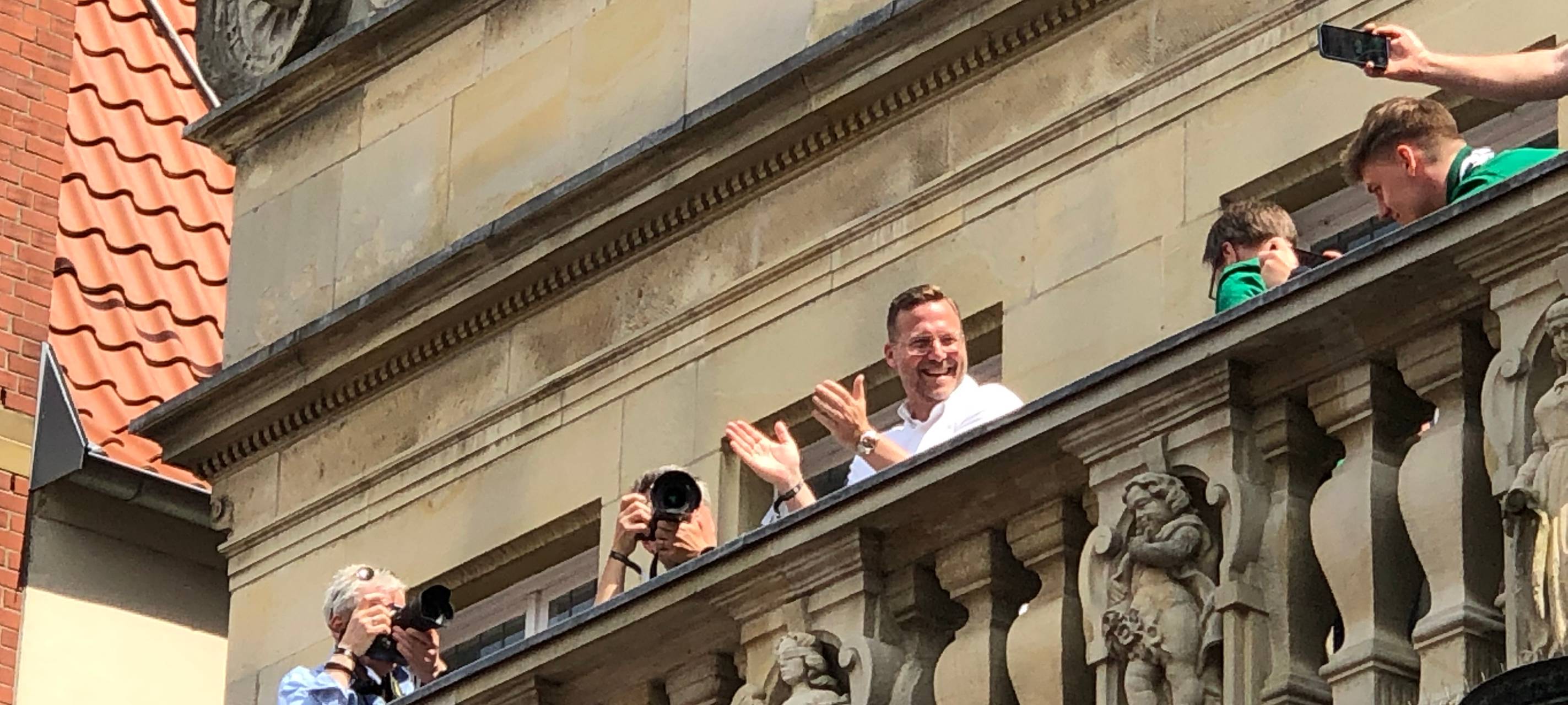 Aufstiegsparty des SC Preußen Münster