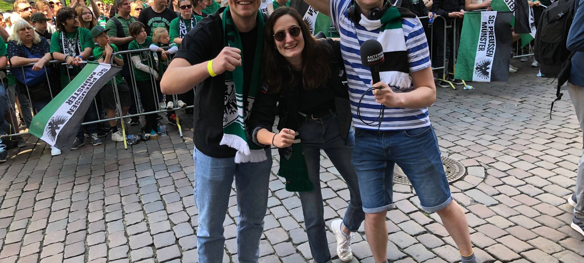 Aufstiegsparty des SC Preußen Münster