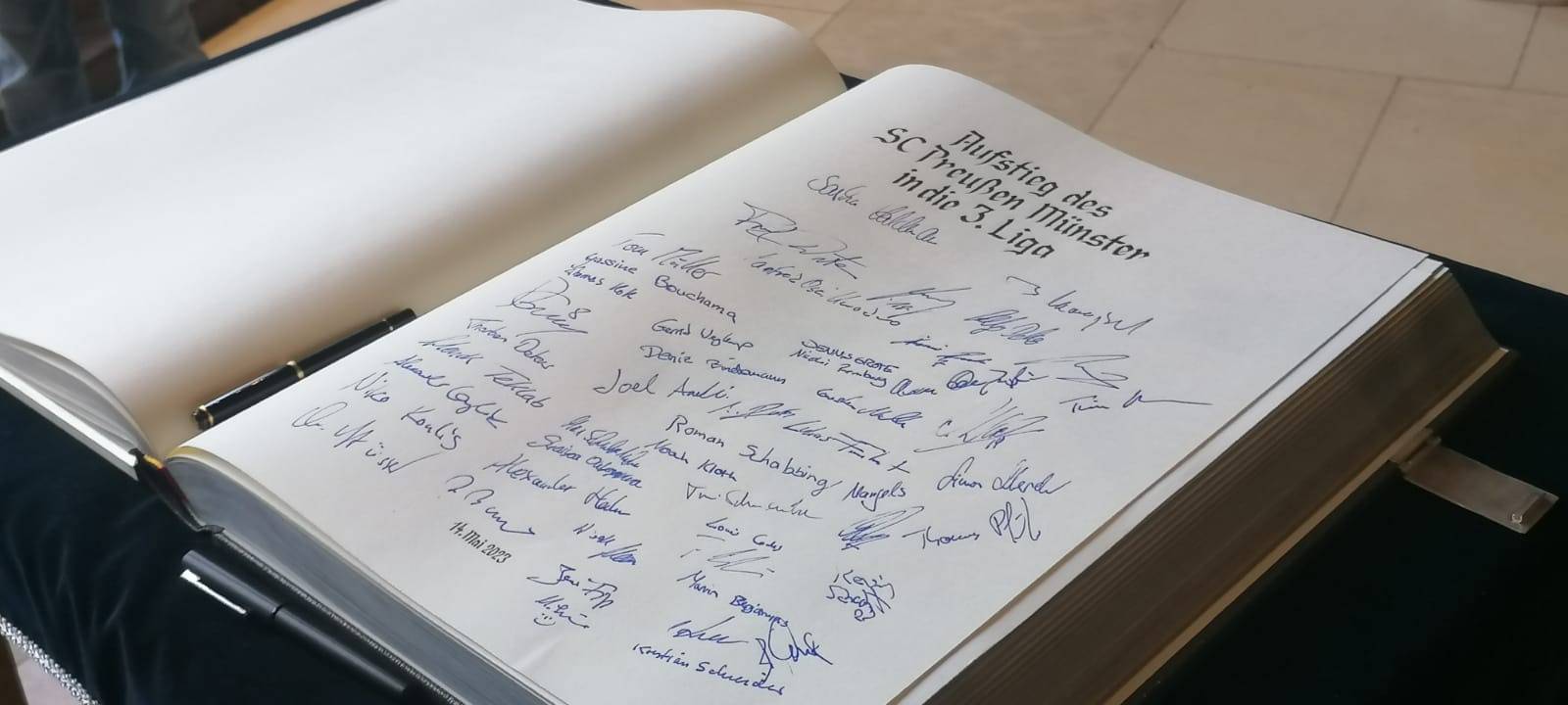 Aufstiegsparty des SC Preußen Münster