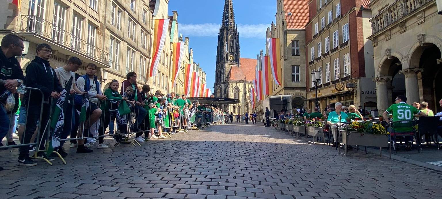 Aufstiegsparty des SC Preußen Münster