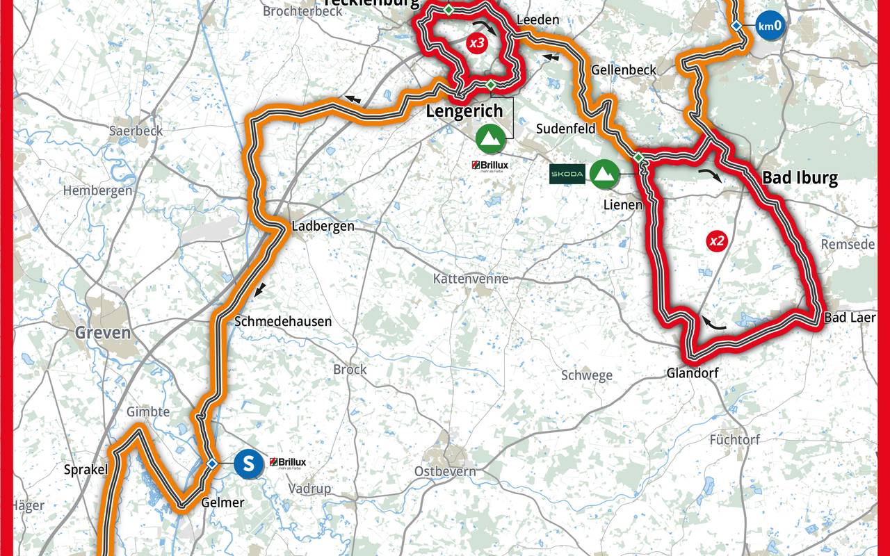 MünsterlandGiro auf der Friedensstrecke Antenne Münster
