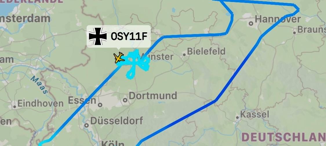 Luftwaffe kreist über Münster