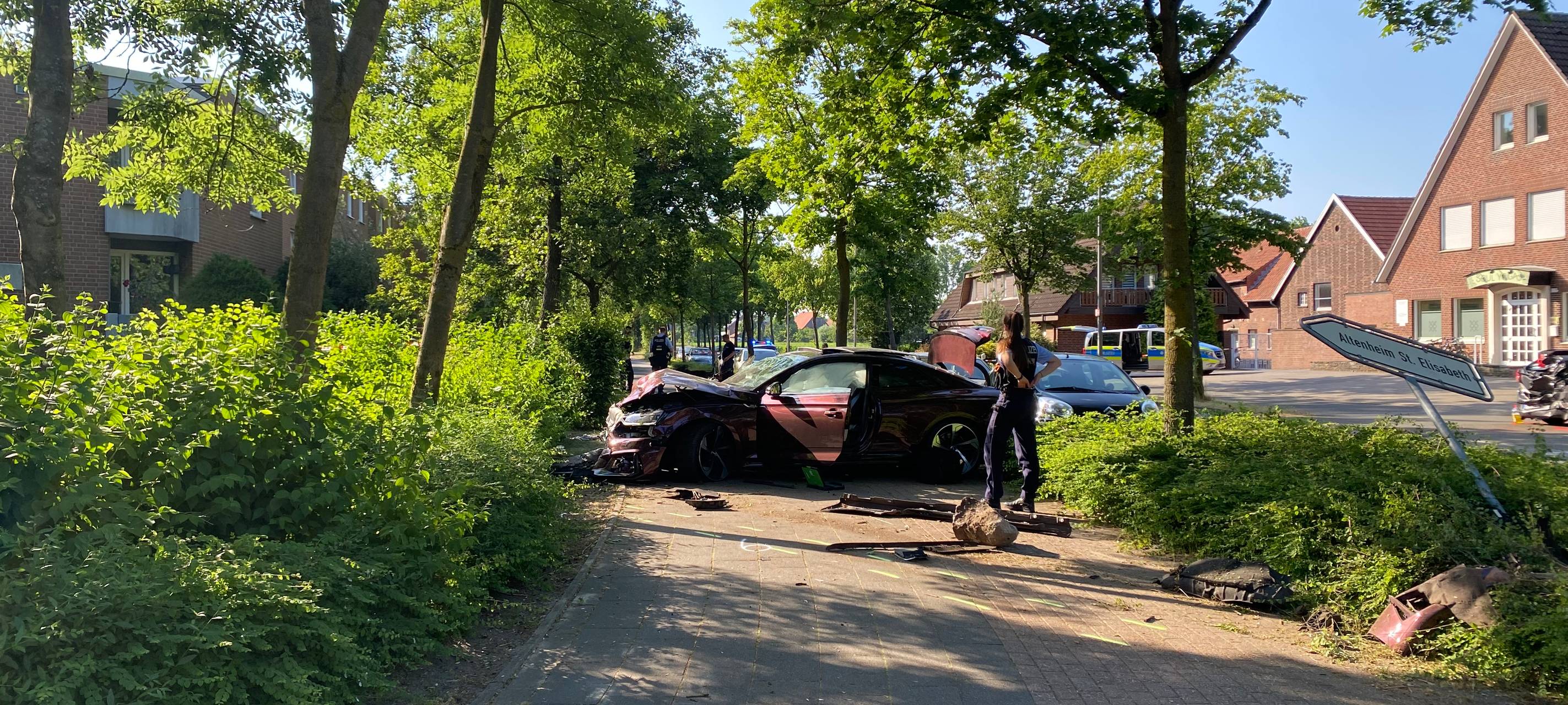 Sieben Verletzte bei Unfall in Gievenbeck