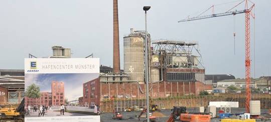 Bewegung auf der HafenMarkt-Baustelle