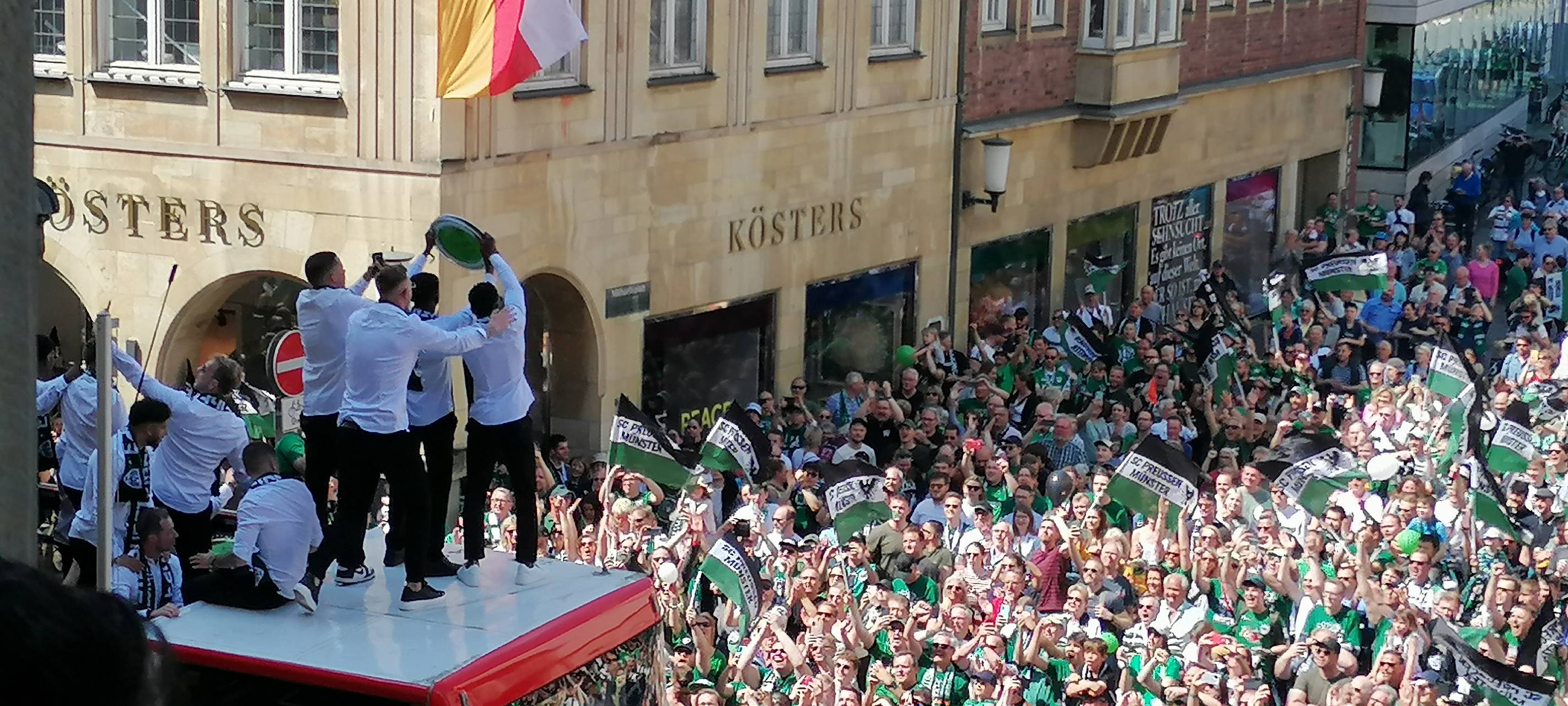 Aufstiegsparty des SC Preußen Münster