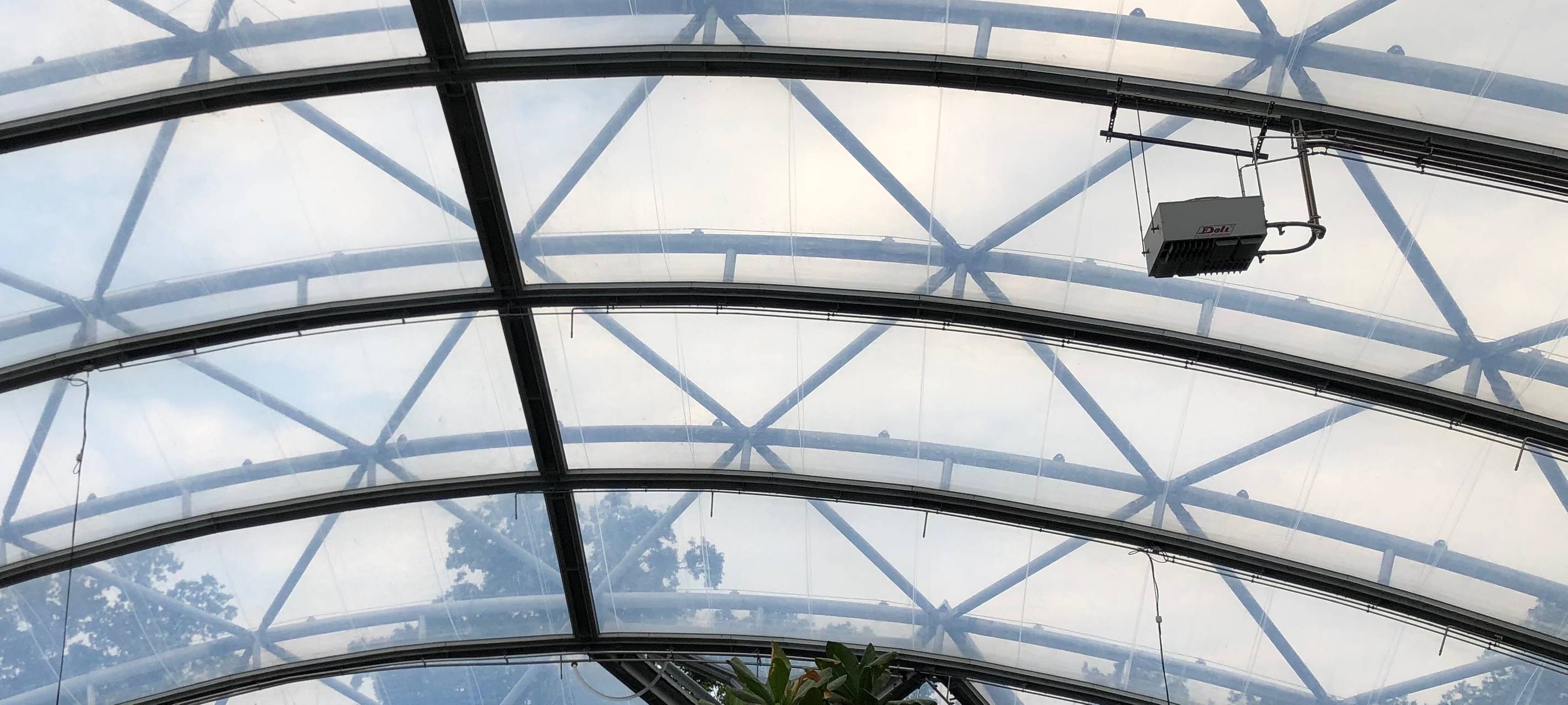 Meranti-Halle begrüßt Besucher