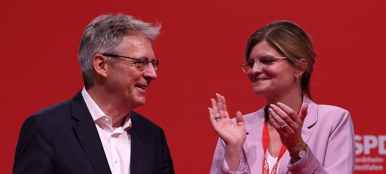 SPD-Parteitag in der Halle Münsterland