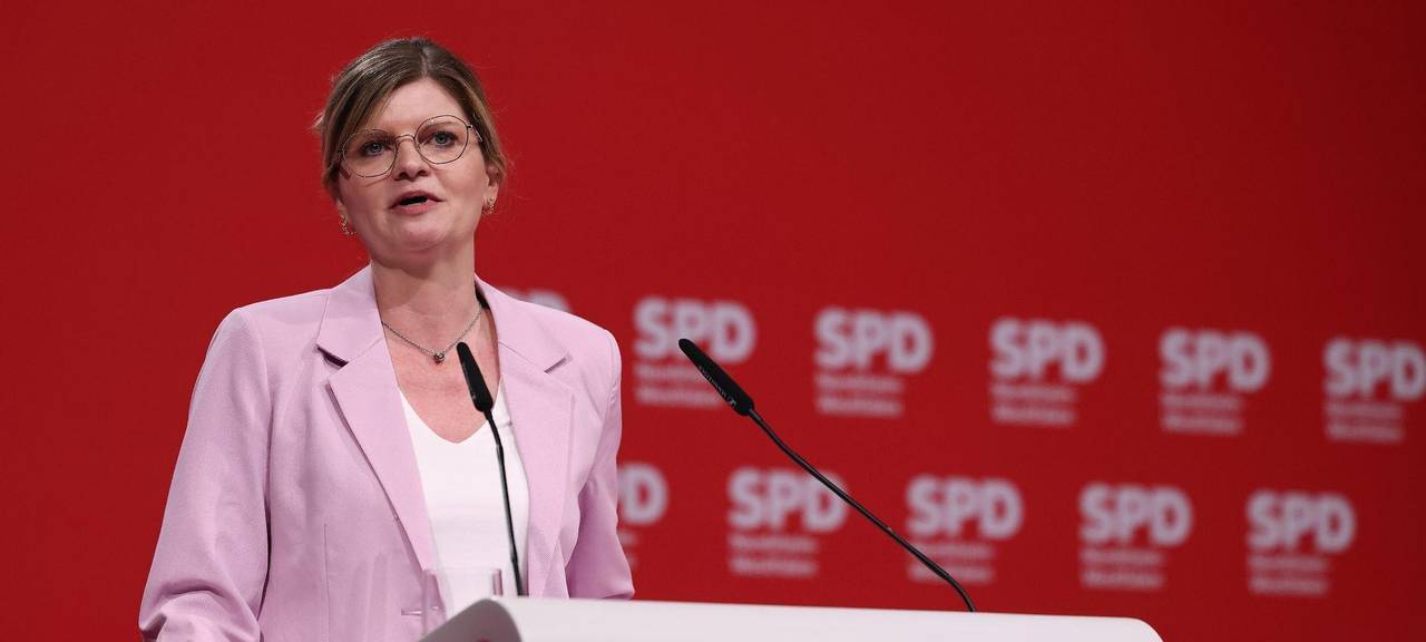 SPD-Parteitag in der Halle Münsterland