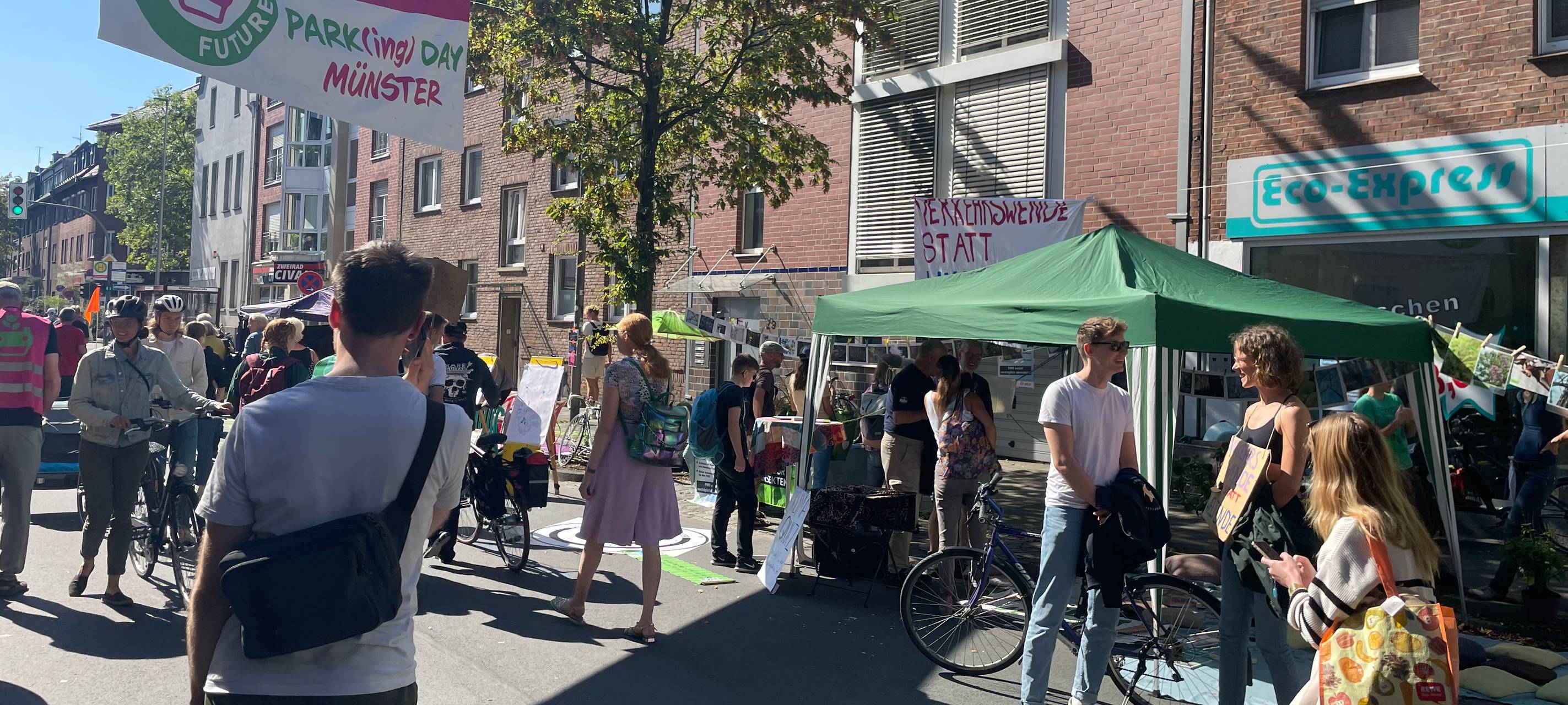 Klimastreik und Park(ing) Day