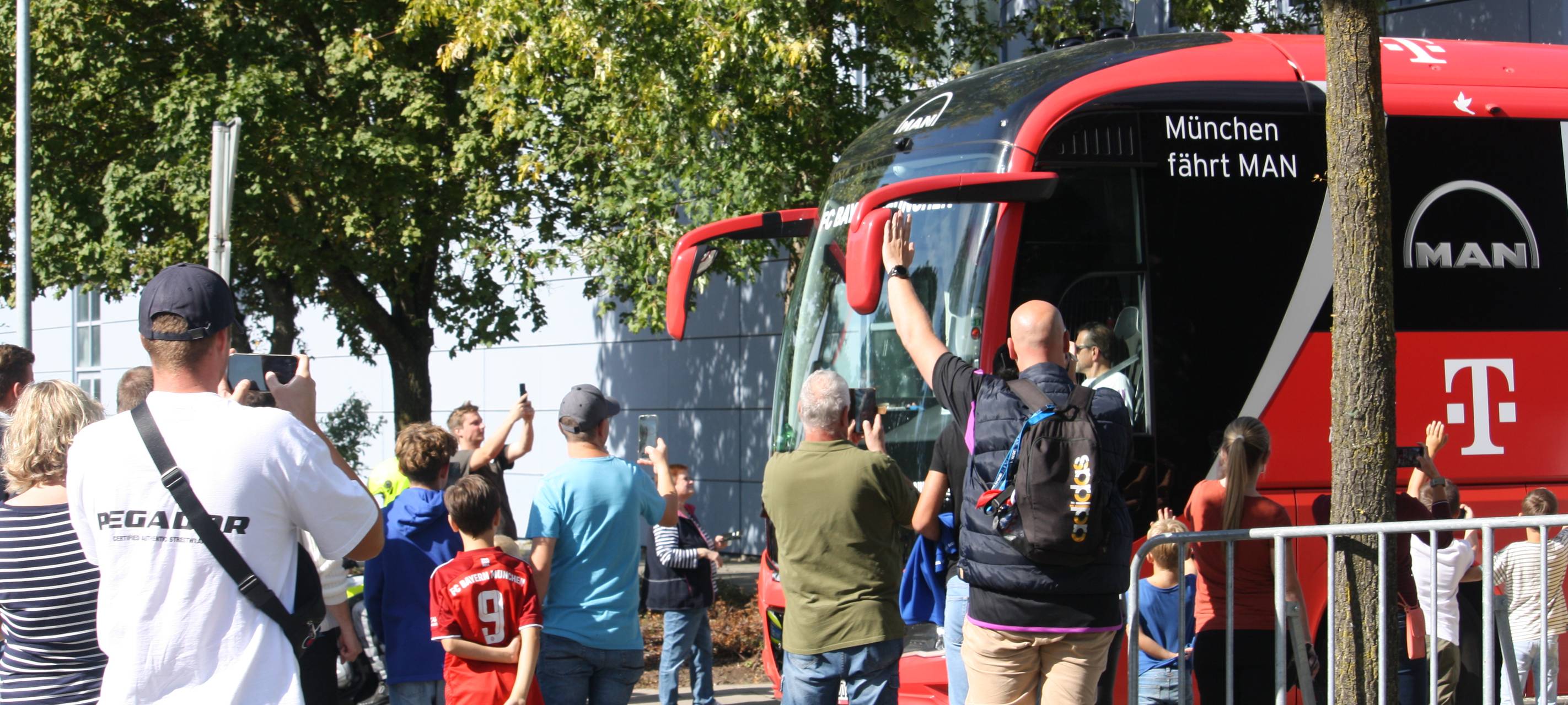 Bayern-Stars sind in Münster