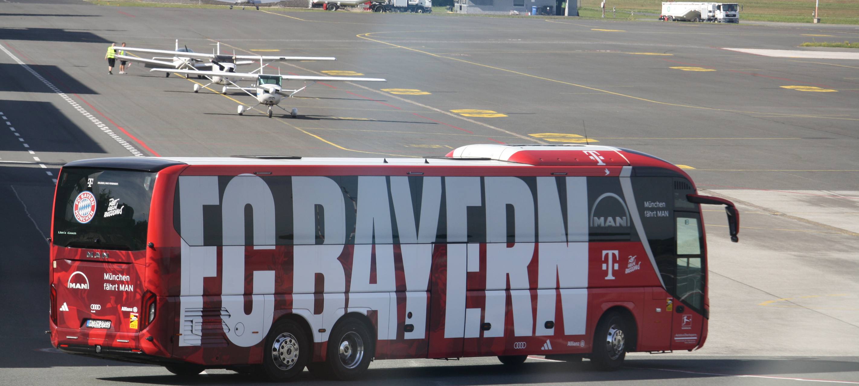 Bayern-Stars sind in Münster