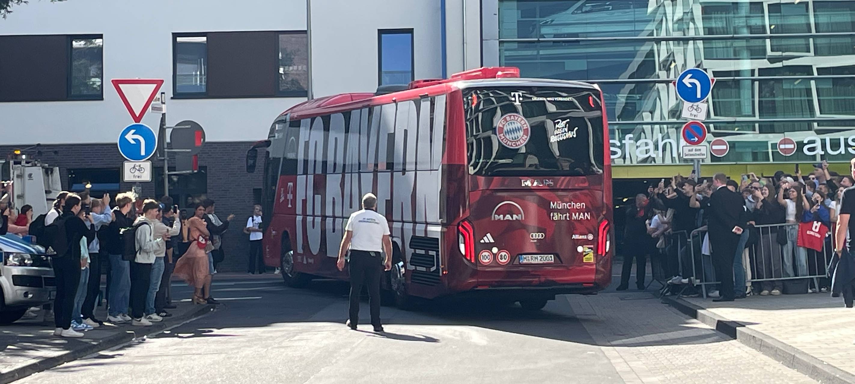 Bayern-Stars sind in Münster