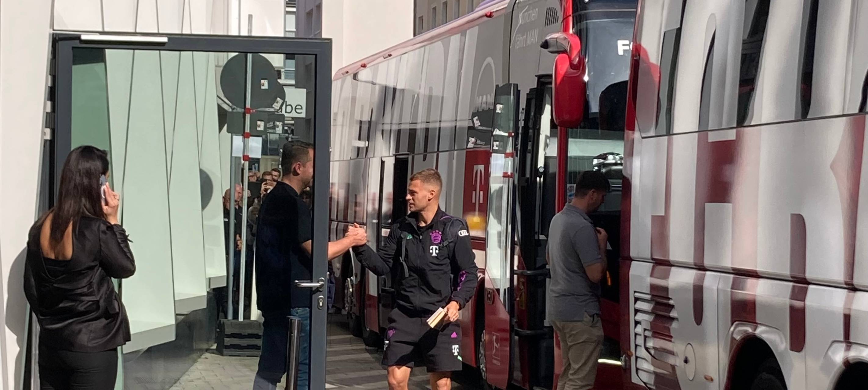 Bayern-Stars sind in Münster