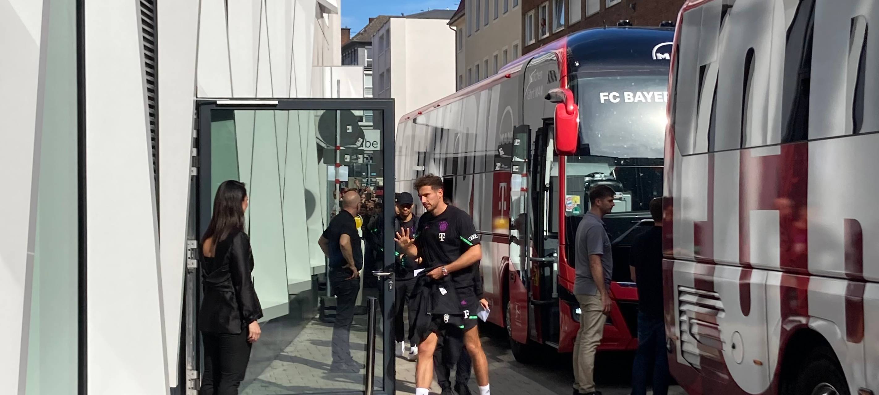 Bayern-Stars sind in Münster