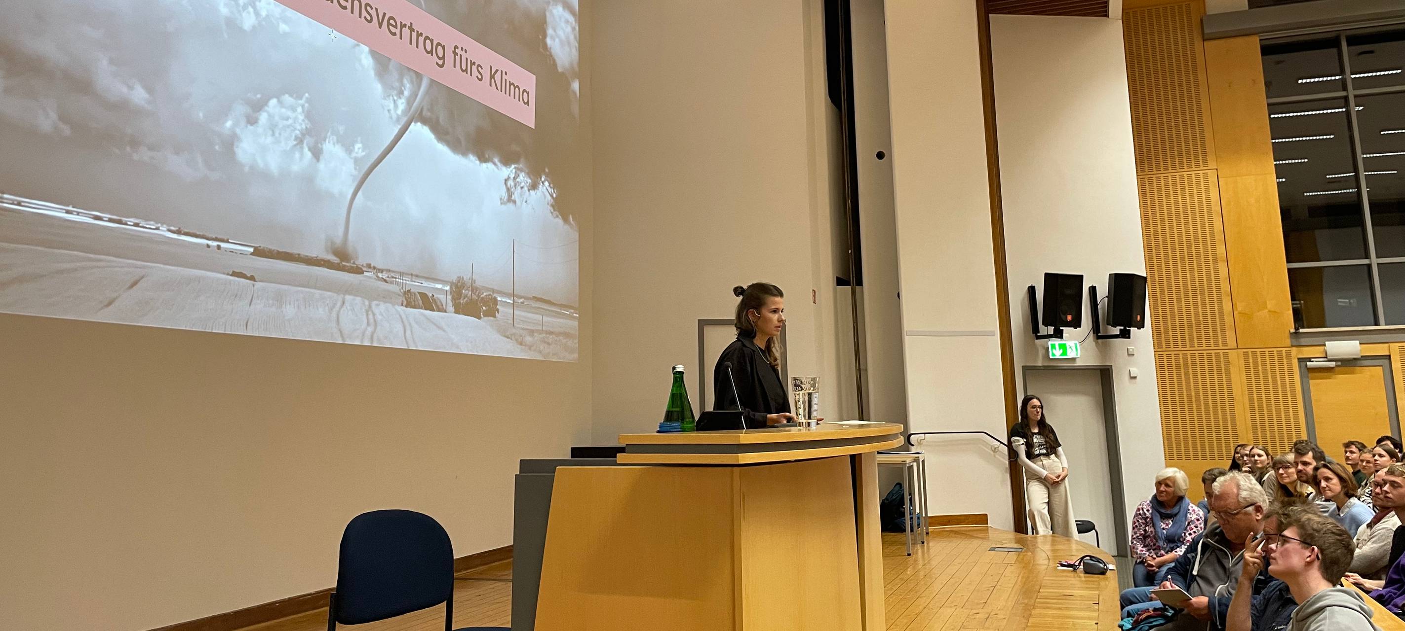 Luisa Neubauer zu Besuch in Münster