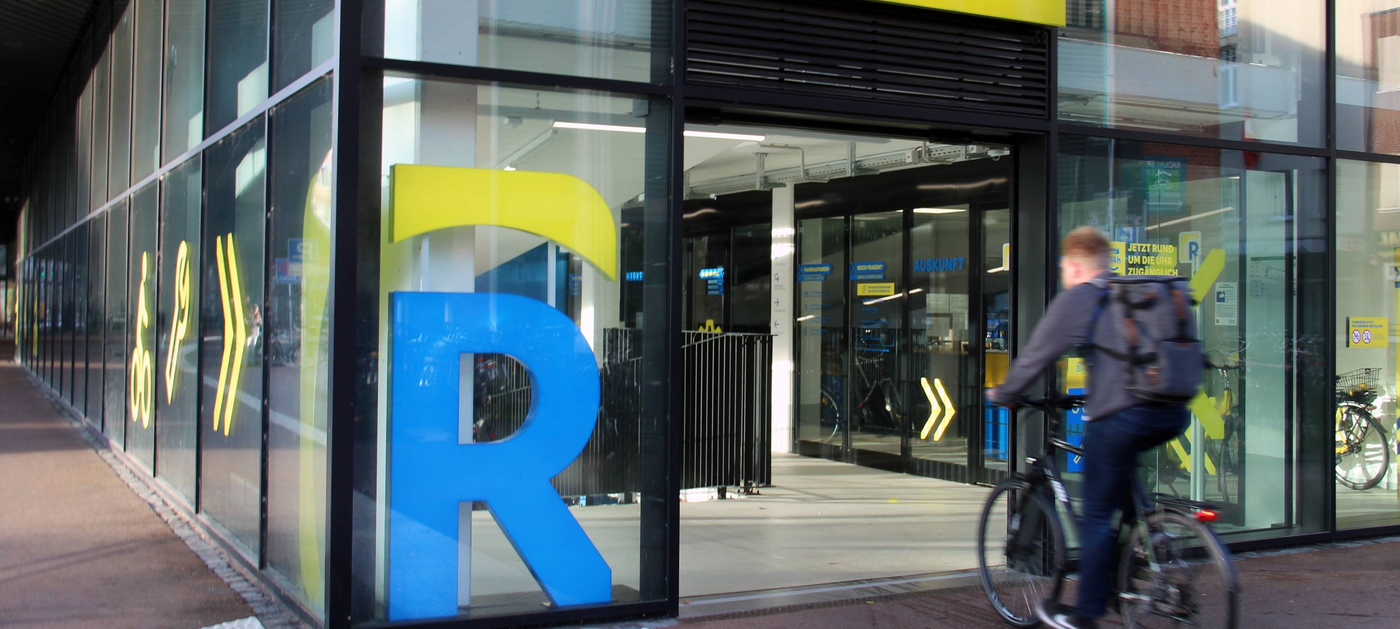 Freies WLAN in der Radstation am Hansator