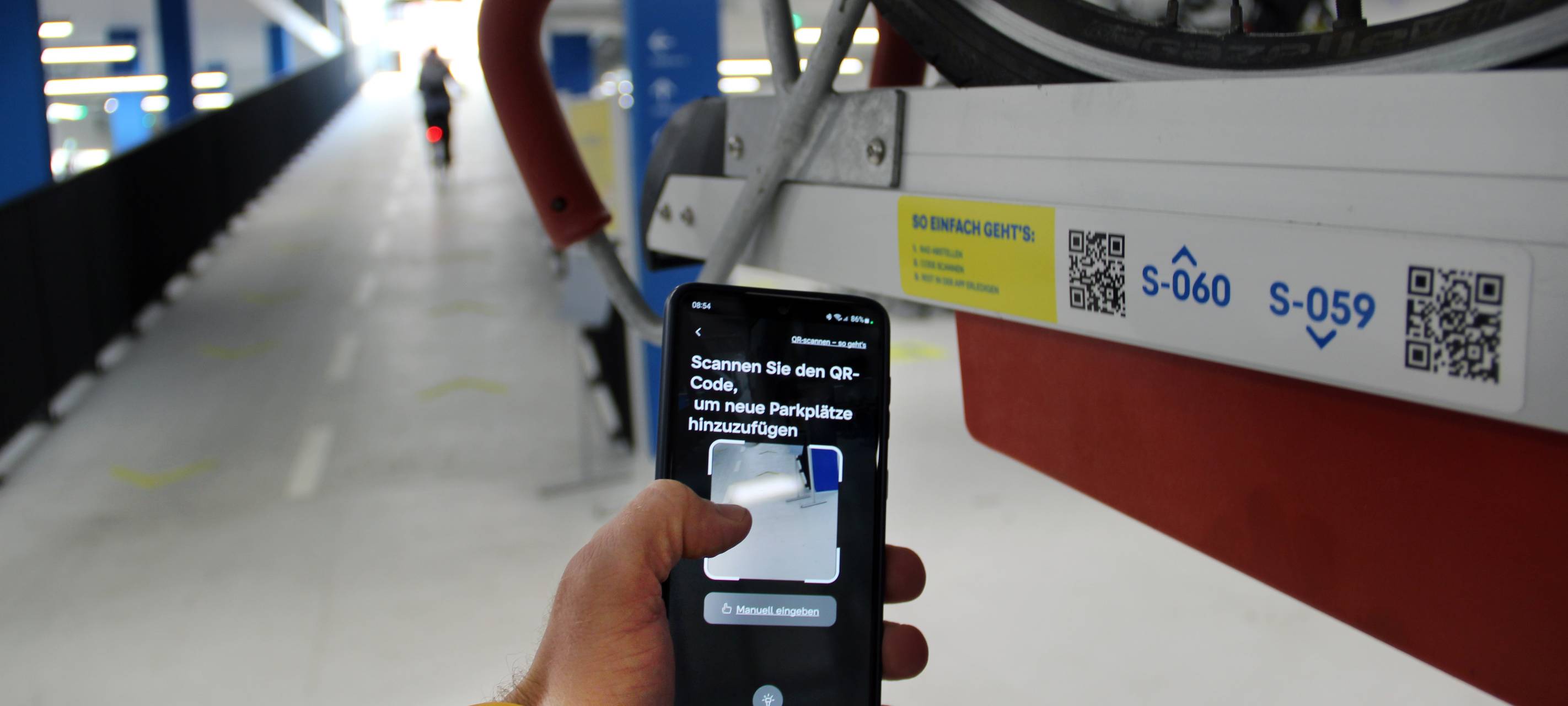 Freies WLAN in der Radstation am Hansator