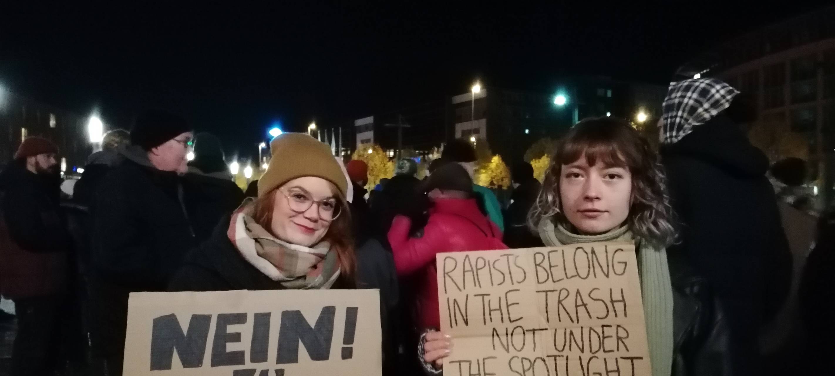 Kundgebung gegen Till Lindemann