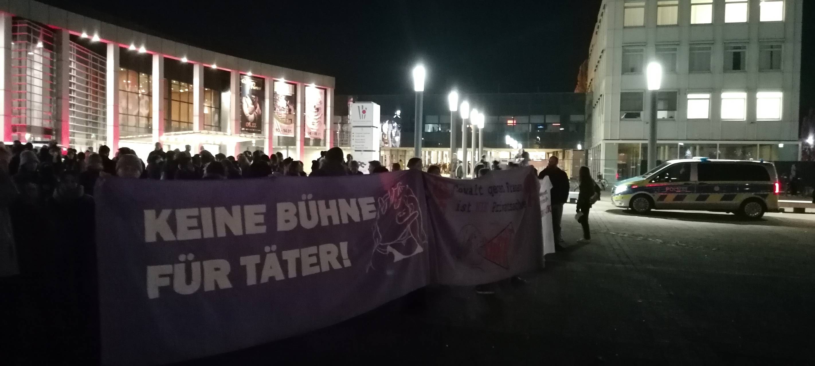 Kundgebung gegen Till Lindemann